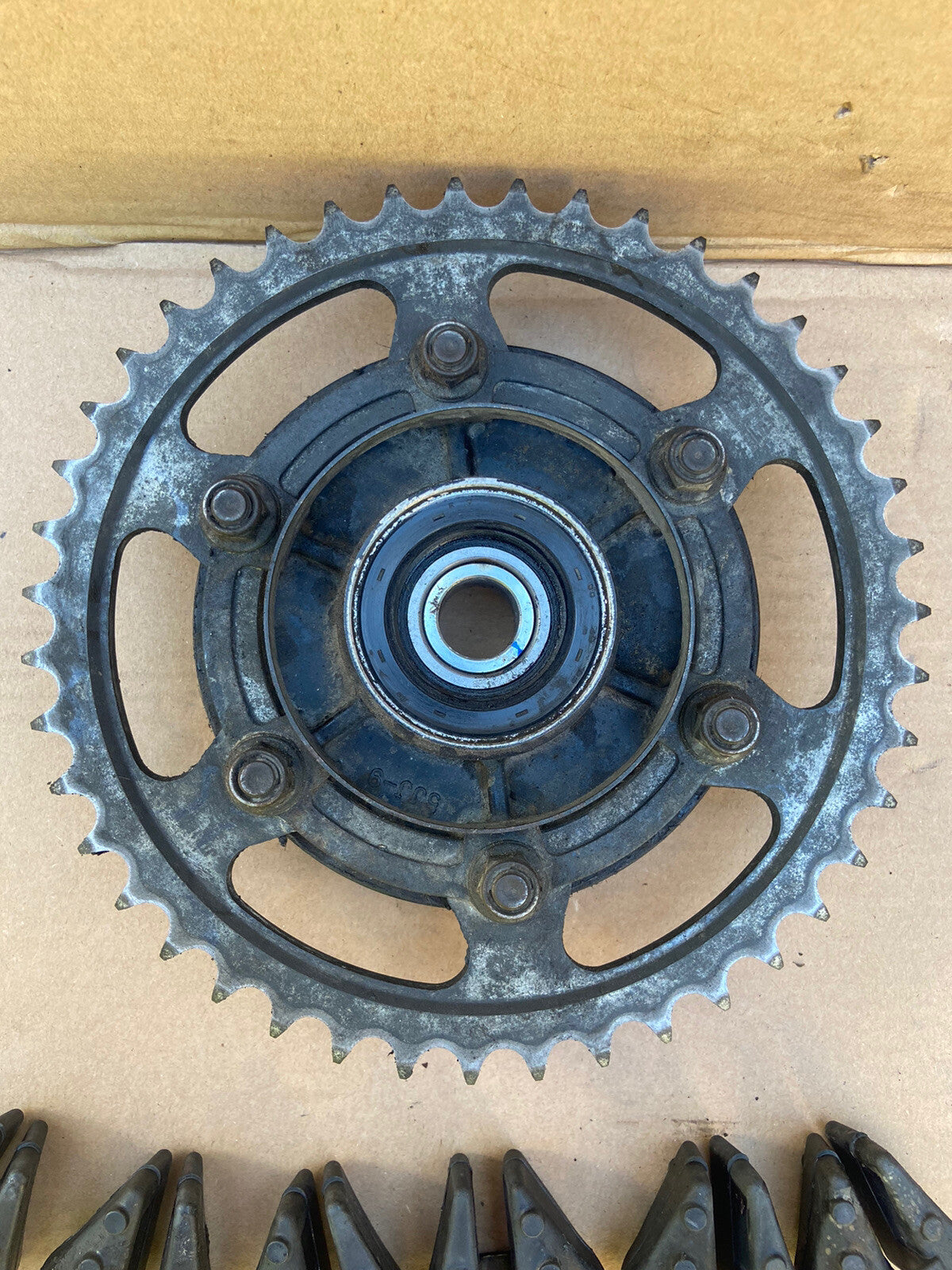 Yamaha MT-07 ABS rear sprocket carrier And Cush Drives MT07 Rear Sprocket OEM