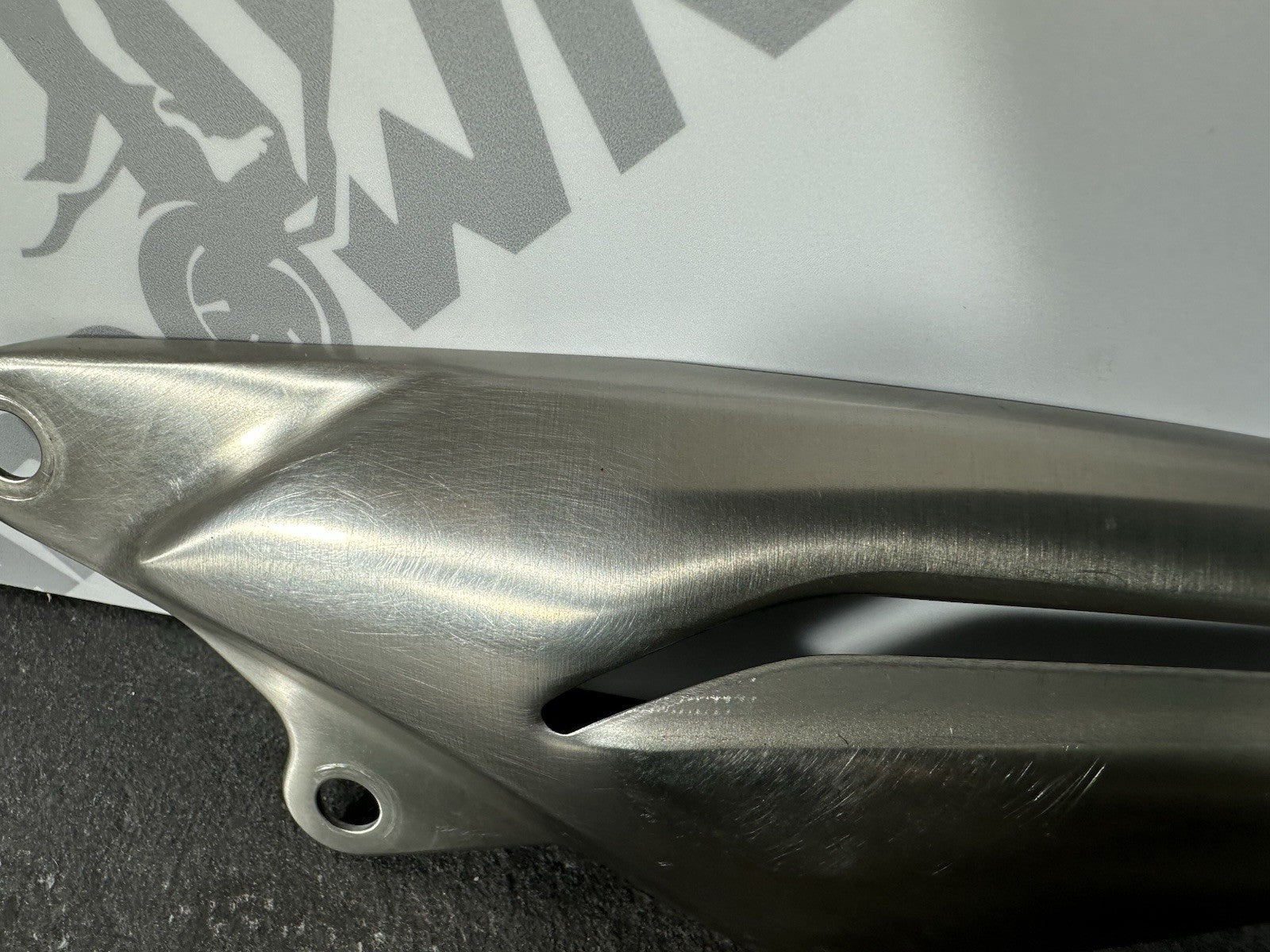 Triumph Street Triple 675 R 2015 Left Heel Plate 2013-2016 16470 Miles OEM