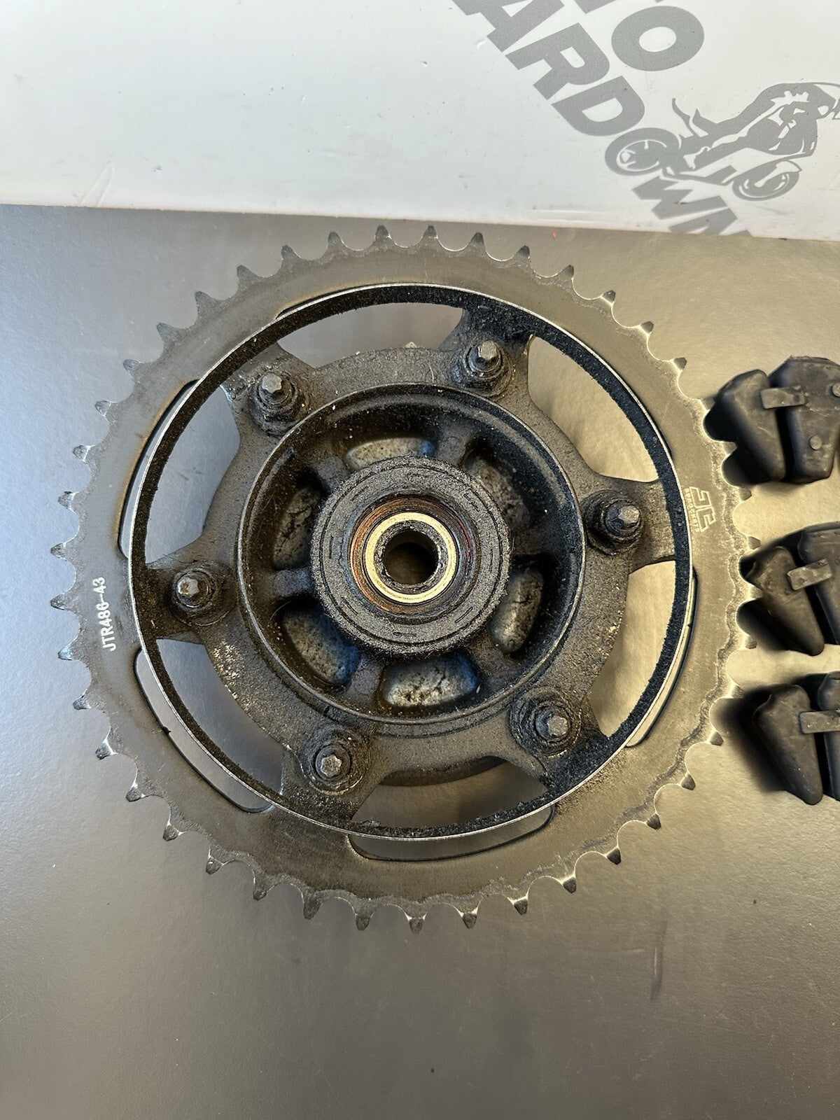 Yamaha MT03 rear sprocket With JT Rear Sprocket carrier and cush drives 2020-