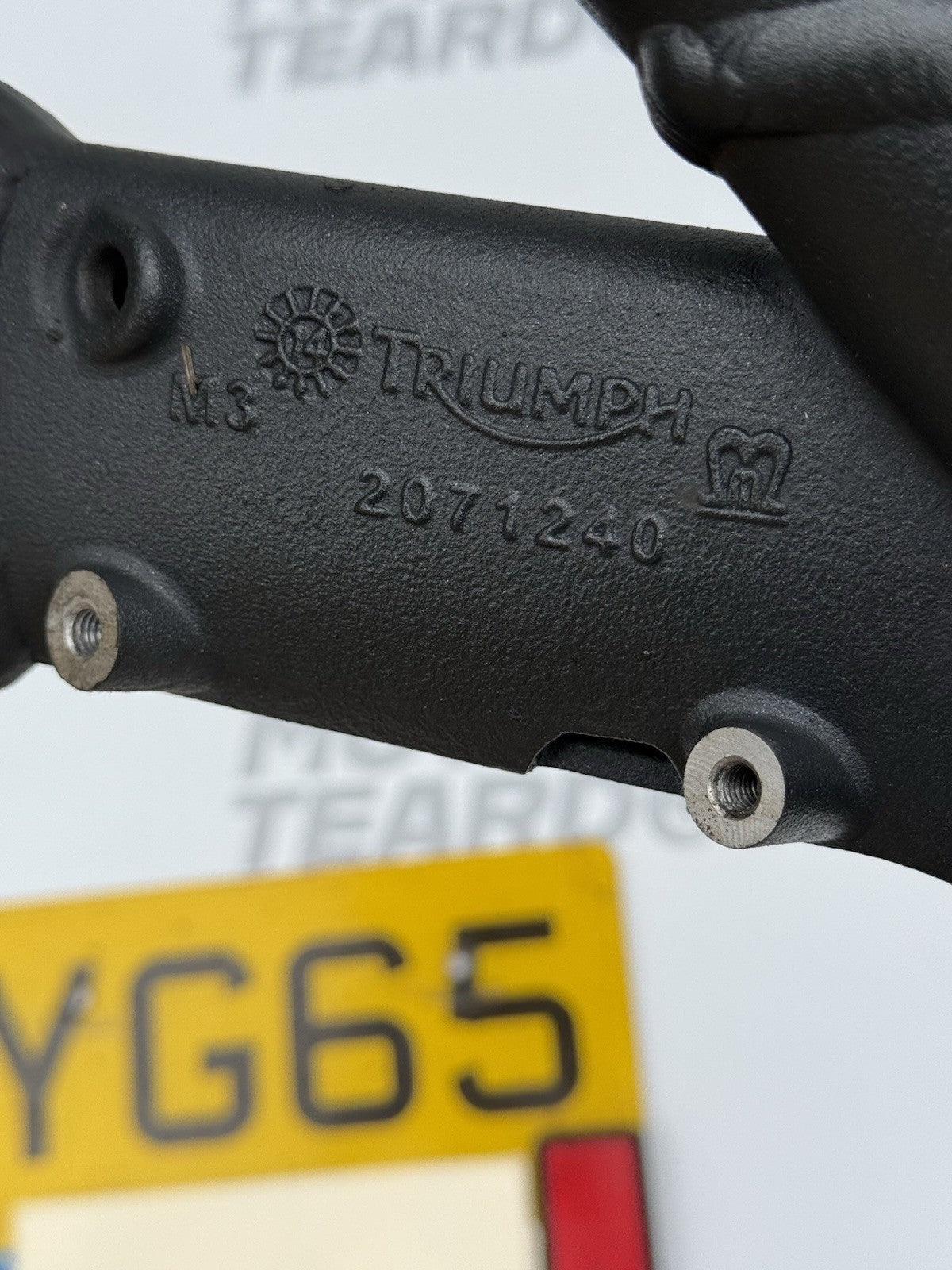 Triumph Street Triple 675R Chassis Main Frame 2013-2016 CAT N READ DESCRIPTION