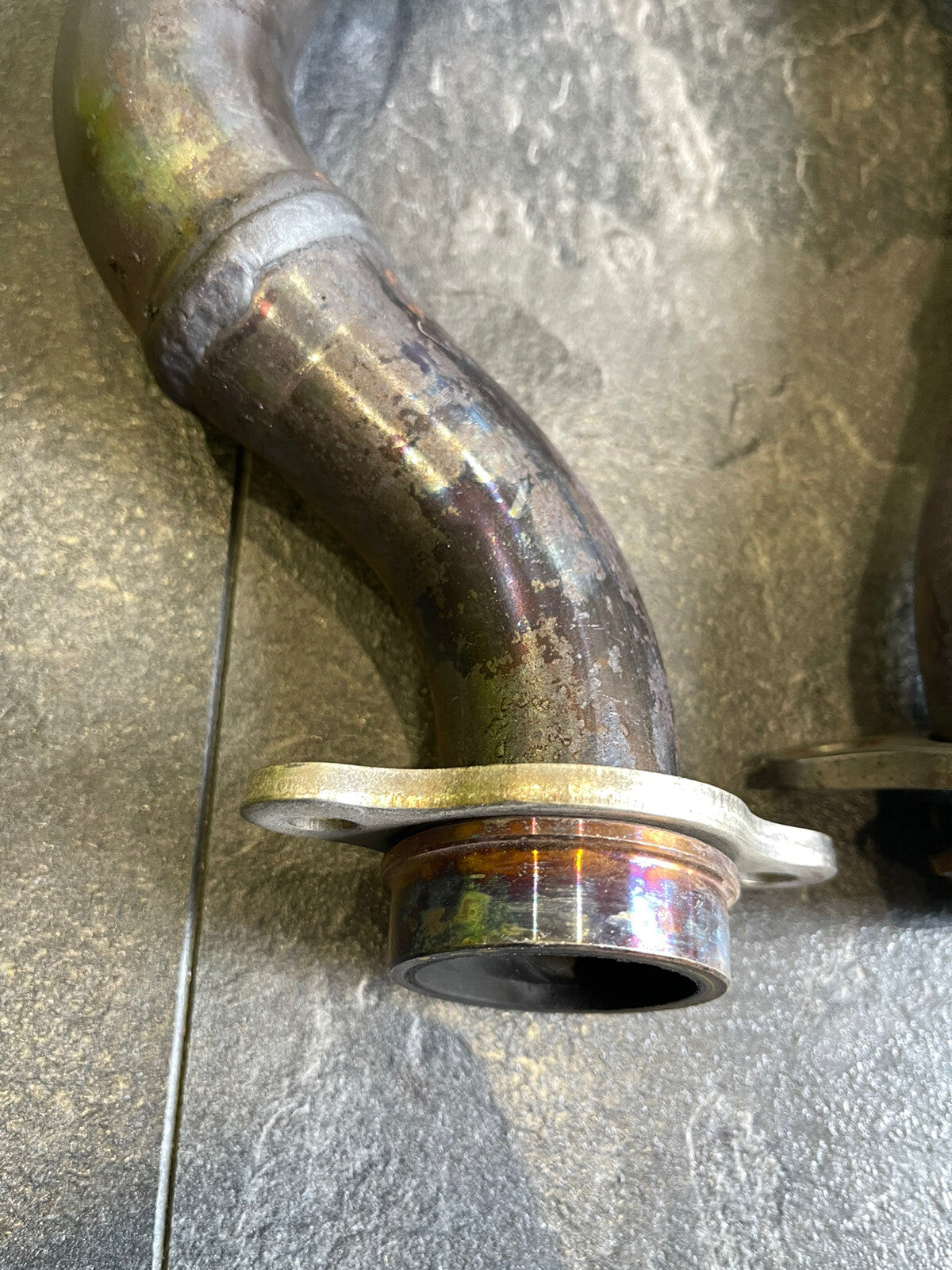 Aprilia Tuono V4 1100 Factory 2017 Exhaust Downpipes Manifold Headers 9262 Miles