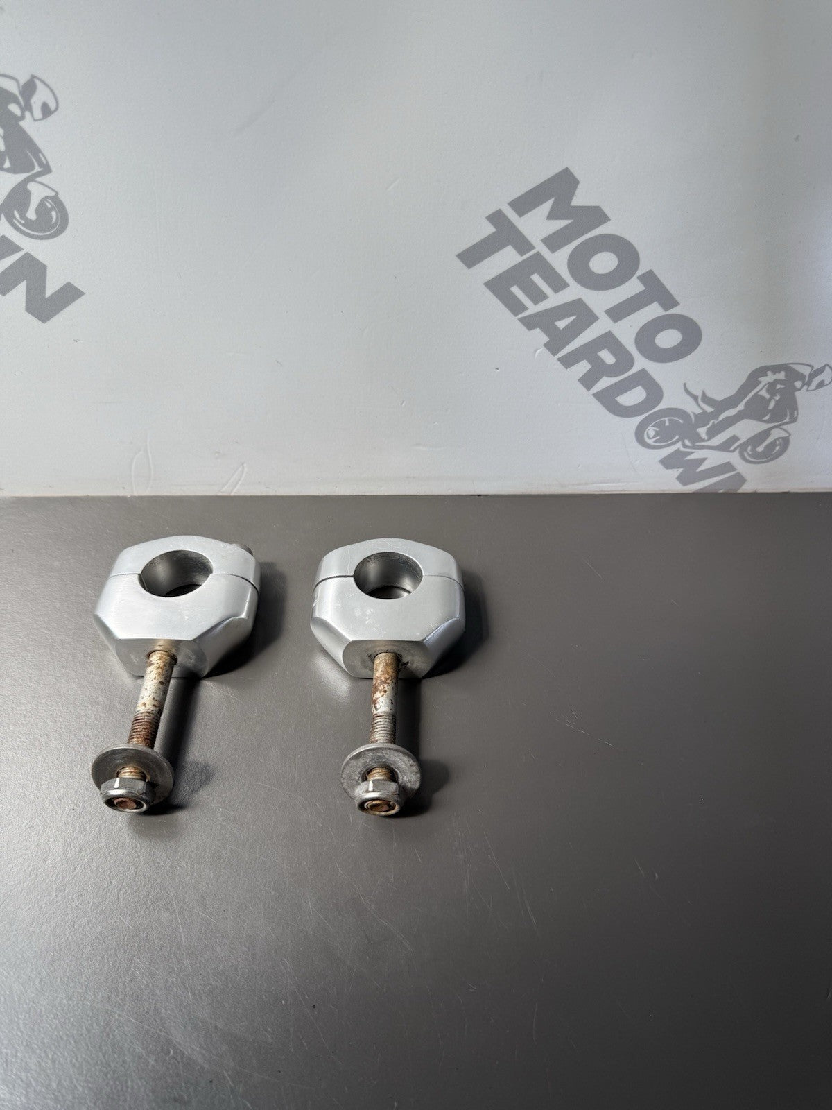 Triumph Street Triple 675 Handlebar Riser Handlebar Clamp Set OEM 2007-2011 675R