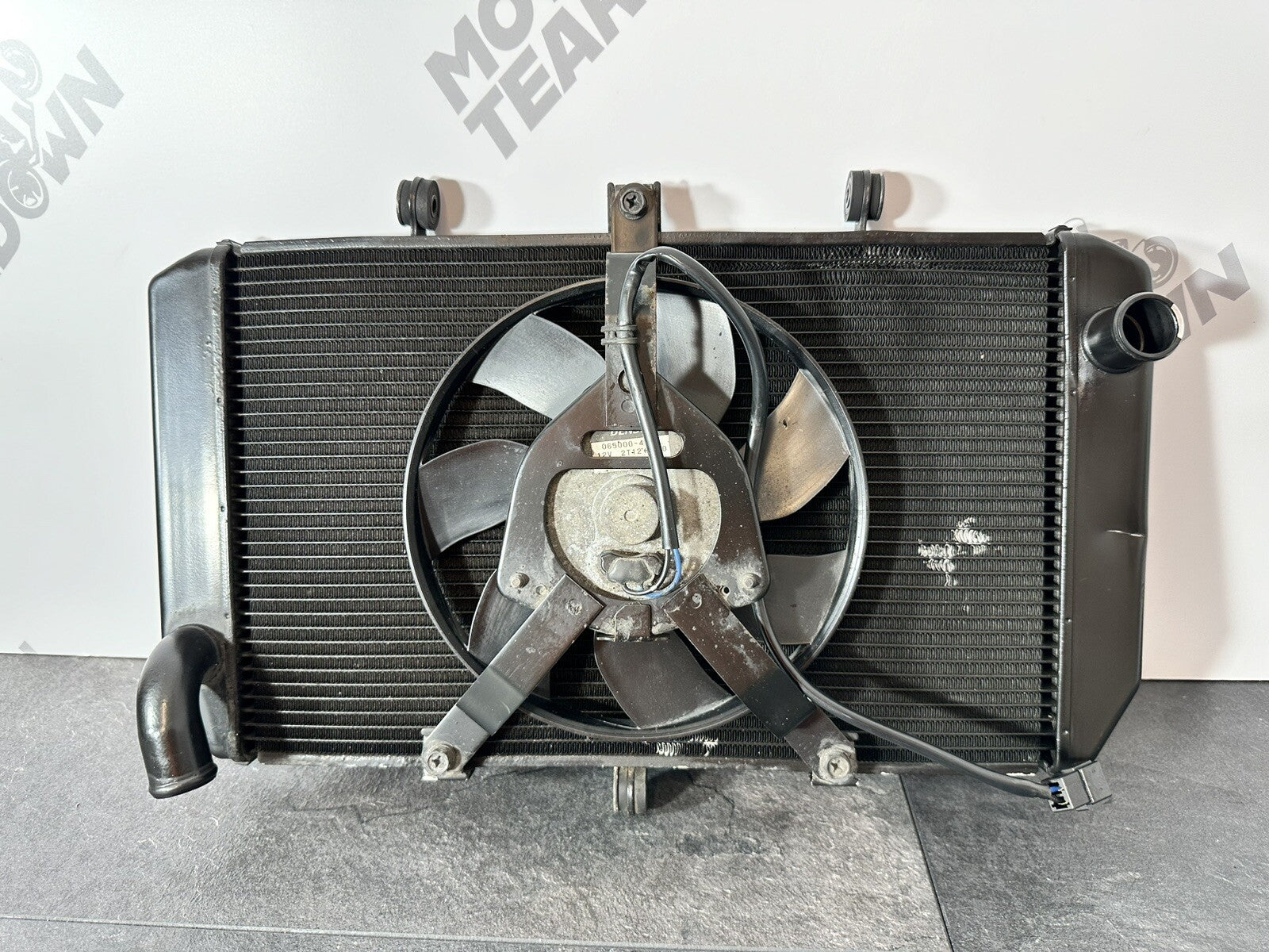Kawasaki Z800 2016 Coolant Radiator Rad & Fan 12691 Miles 2013-2018 OEM Z 800