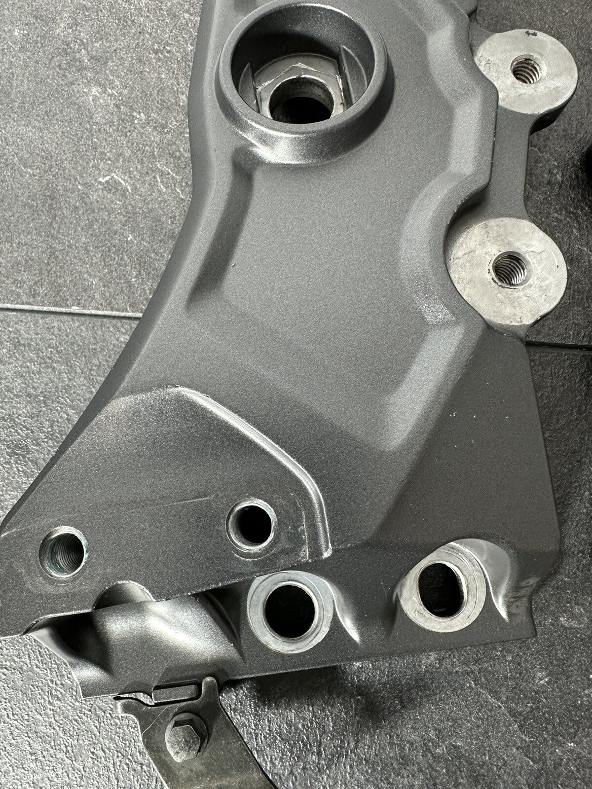 Yamaha R7 690 2024 Lower Frame Bracket Adapter Left & Right 1784 Miles 2022 2023
