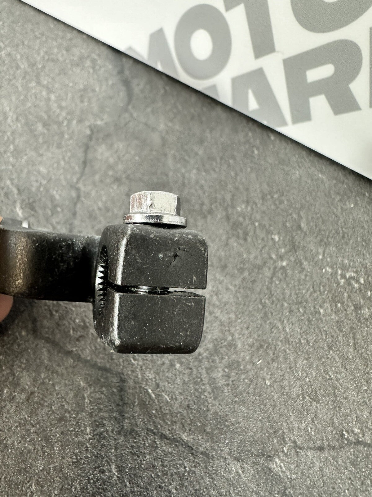 Triumph Trident 660 2022 Gear Change Knuckle Mount Clamp 2962 Mile 2021-2024 OEM