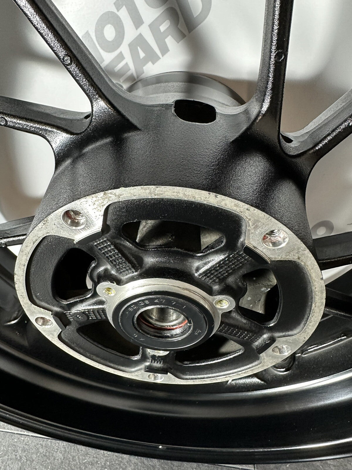 Yamaha R7 690 2024 Rear Wheel Rim Black Only 1784 Miles 2022 2023 OEM MT07