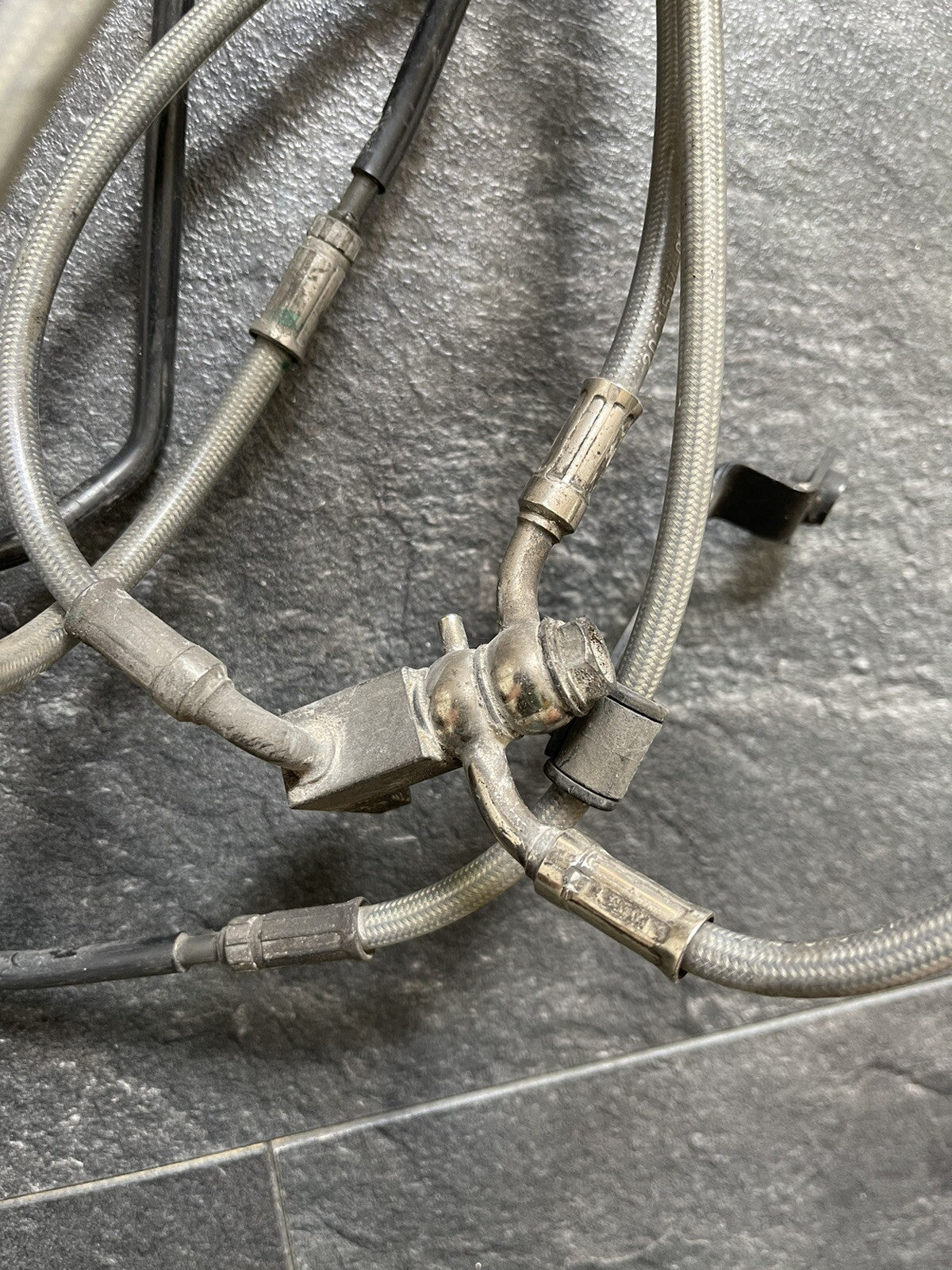 Triumph Street Triple 765 RS 2017-2019 Braided Hoses Full Set ABS 2018 18387 OEM