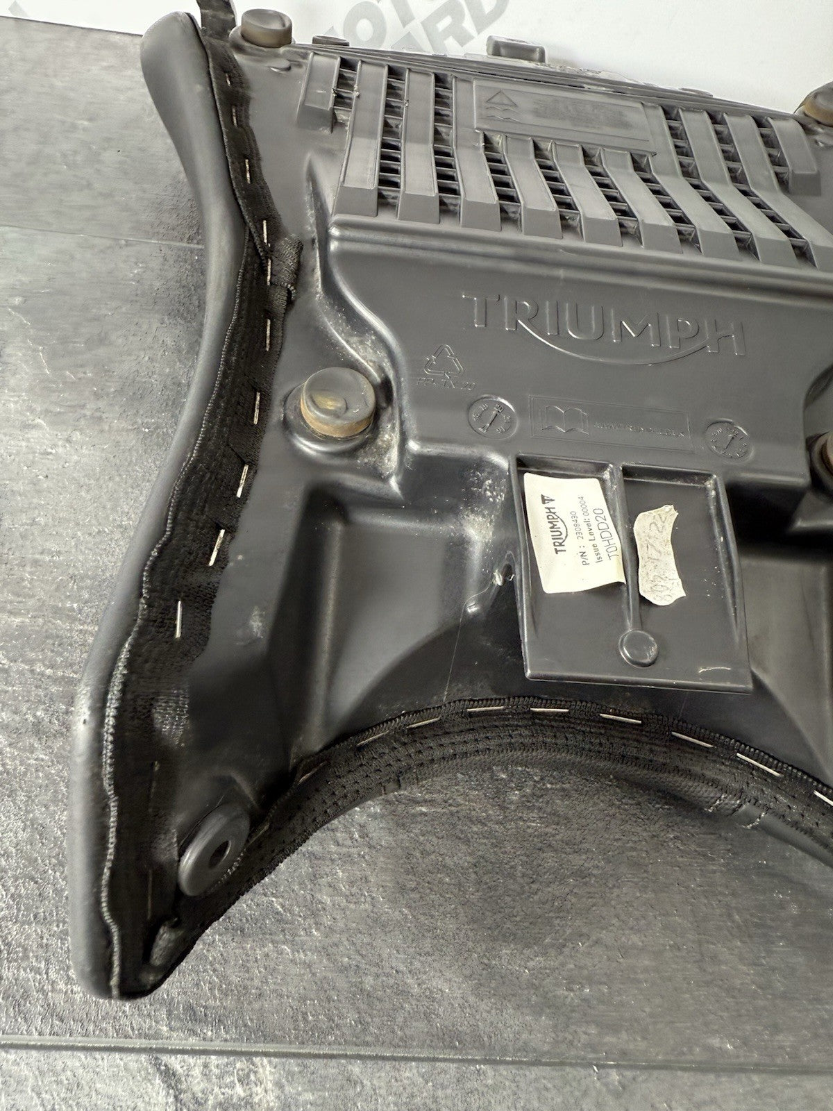 Triumph Street Triple 765 RS 2021 Front Riders Seat 21650 Miles 2020-2022 OEM