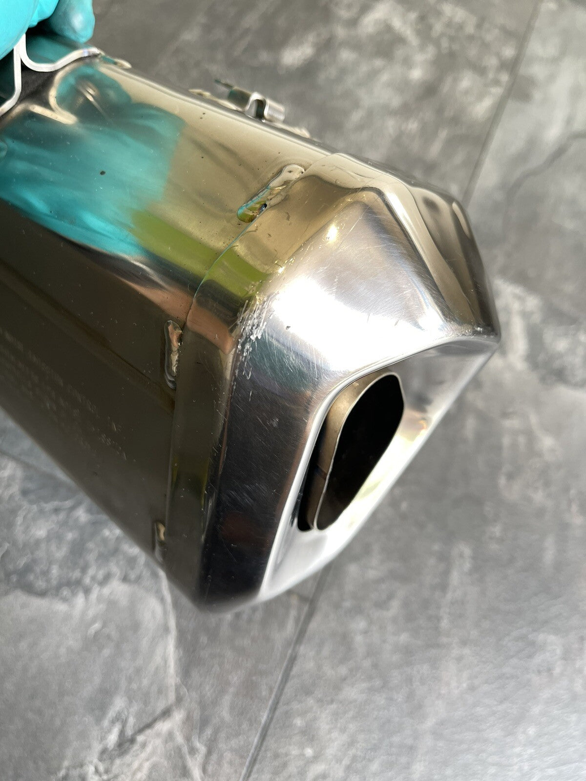 Kawasaki Ninja ZX10R 2017 Exhaust End Can Muffler 16125 Miles 2016-2018 OEM