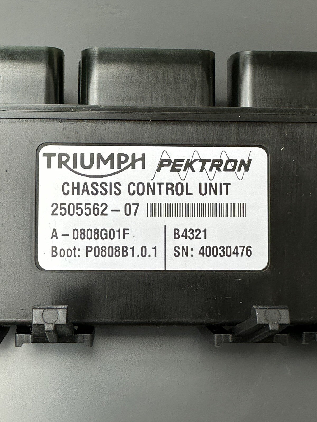 Triumph Speed Triple 1200 RR 2022 Chassis Control Unit T2505562 1200RR CCU UNIT