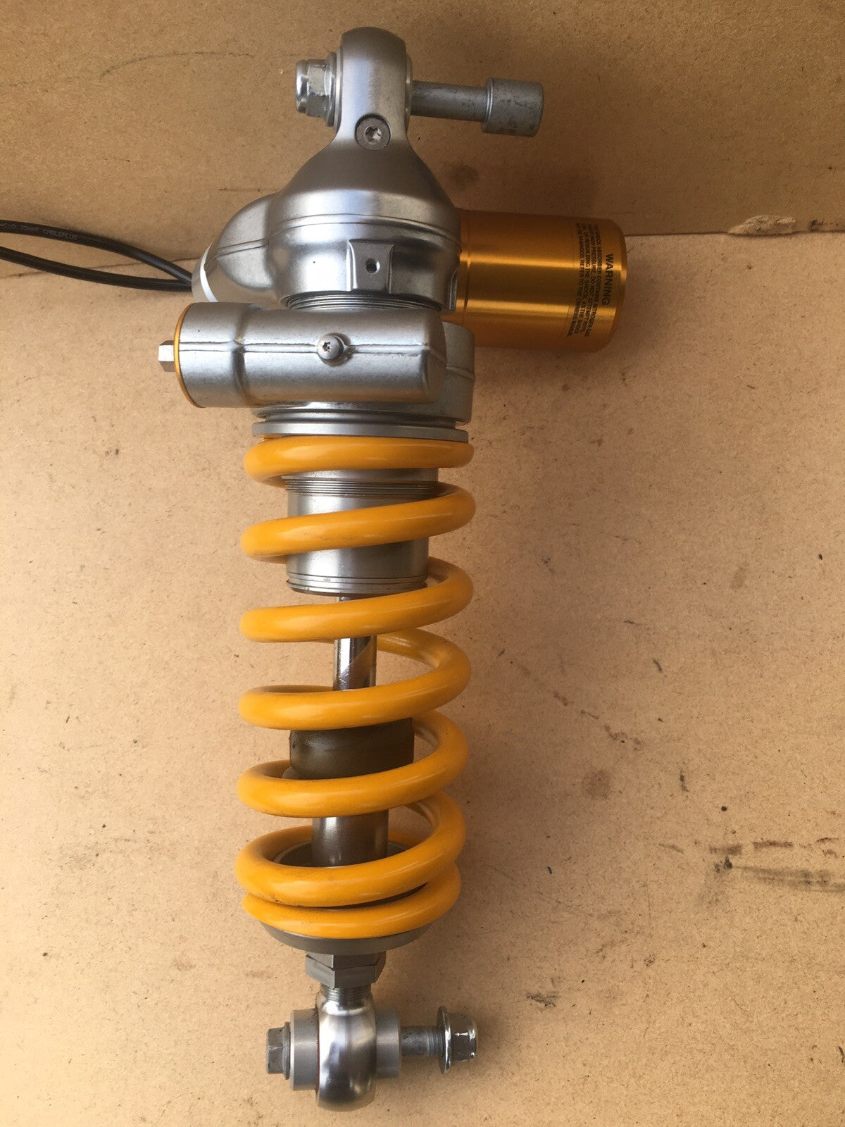 Aprilia Tuono V4 Factory Ohlins TTX rear Shock Ohlins TTX Rear suspension TTX