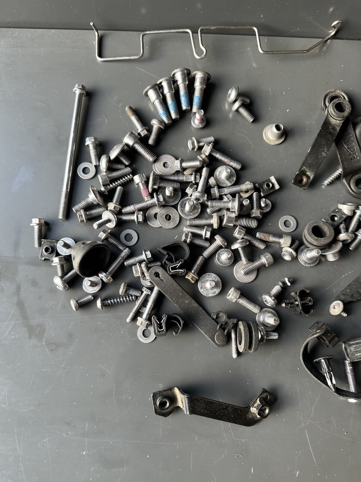Triumph Street Triple 765R Bolts Various Job Lot Mixed Nuts Bolts Brackets 2017