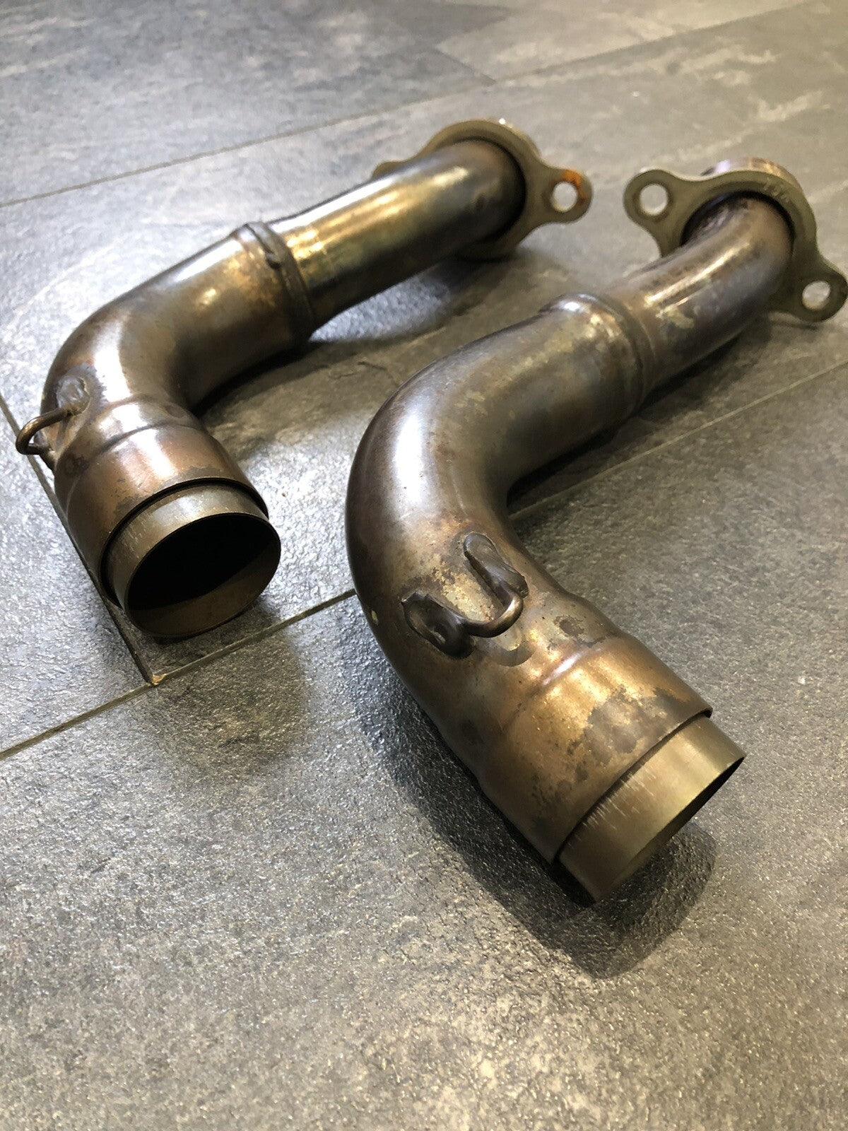 Aprilia Tuono V4 1100 FACTORY 2016 Rear Downpipes Manifold Exhaust RSV4 9987m