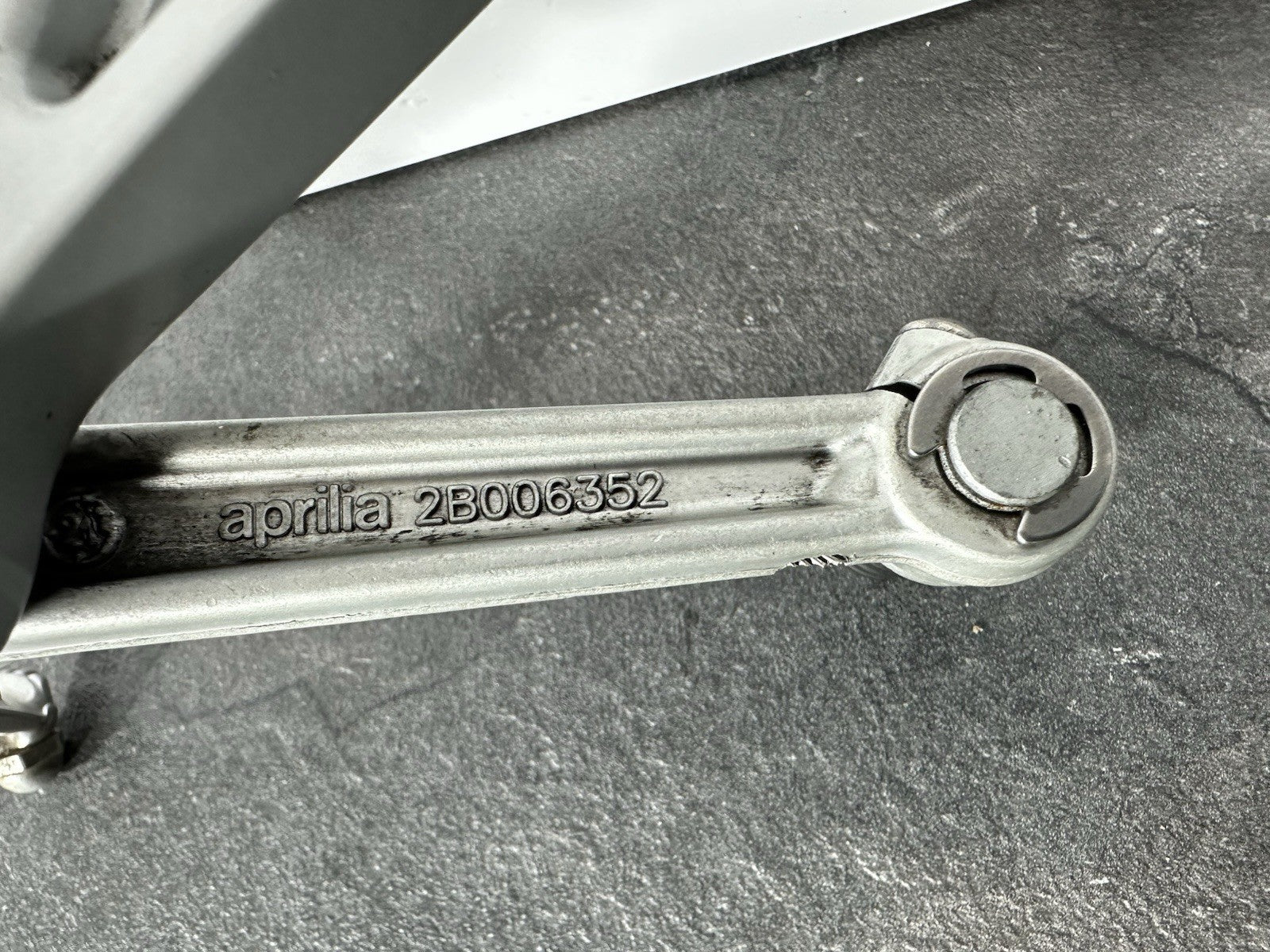Aprilia RS660 2021 Left Rearset Footrest Gear Lever 6220 Miles 2022-2025 OEM