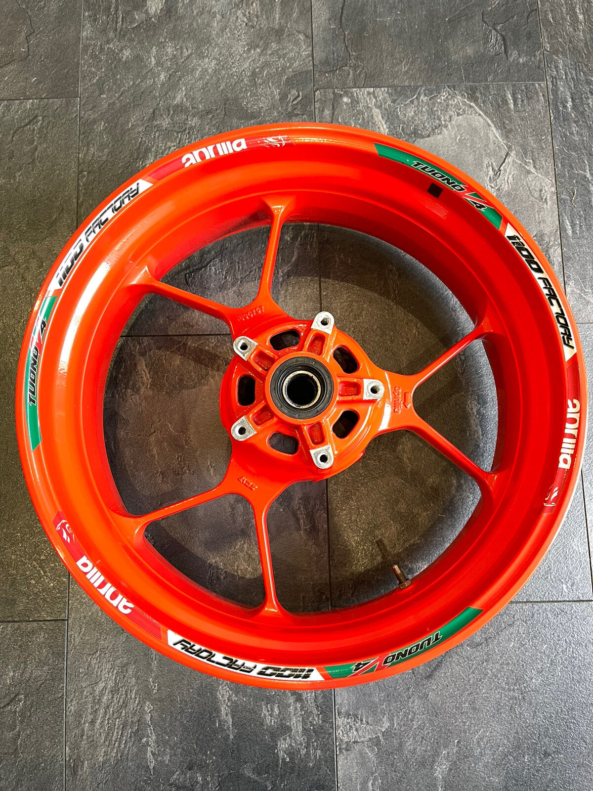 Aprilia Tuono V4 1100 Factory 2017 Rear Wheel Rim Only 9262 Mile RSV4