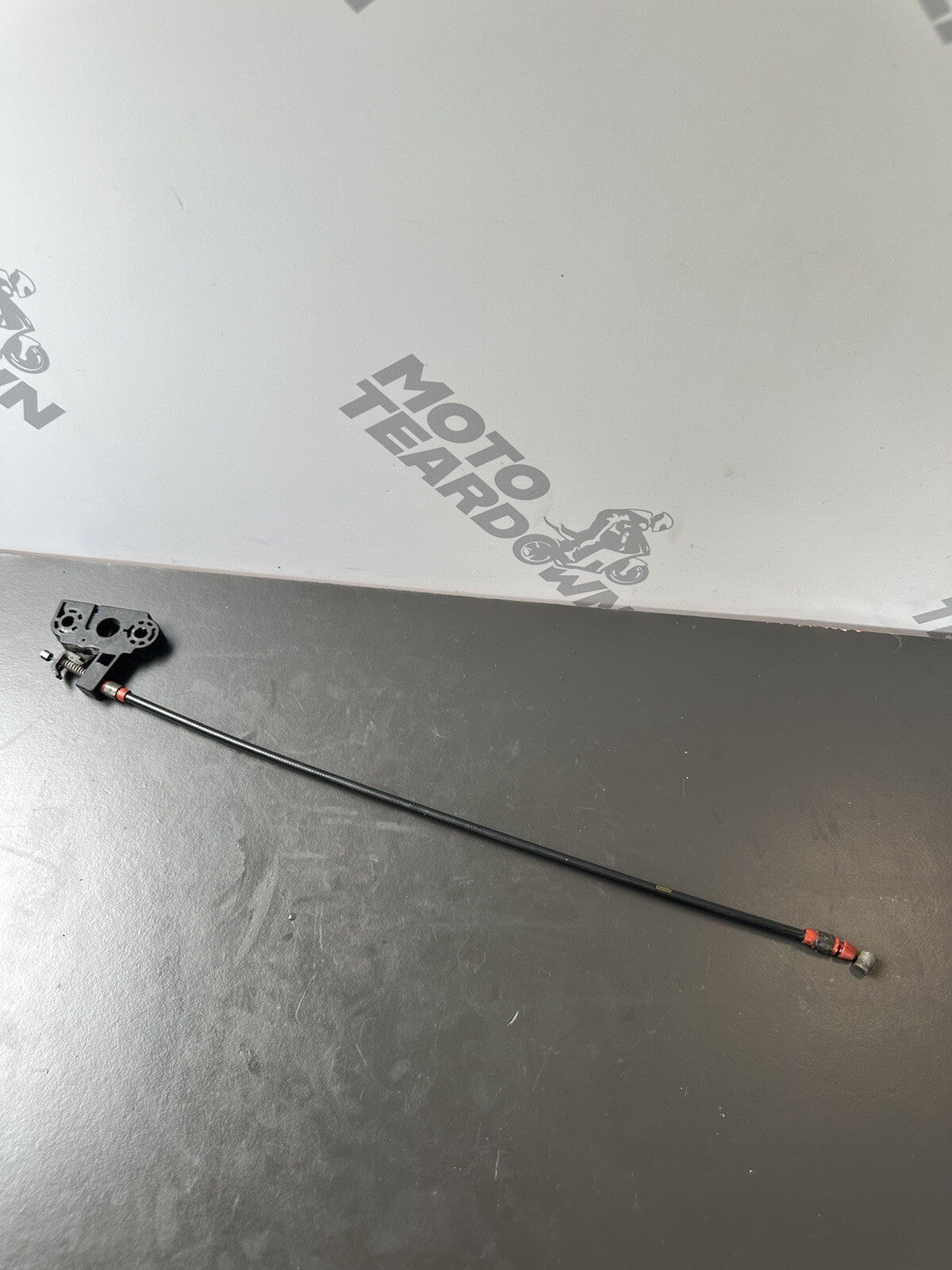 GENUINE TRIUMPH SPEED TRIPLE 1050 2011 -15 SEAT CATCH AND CABLE