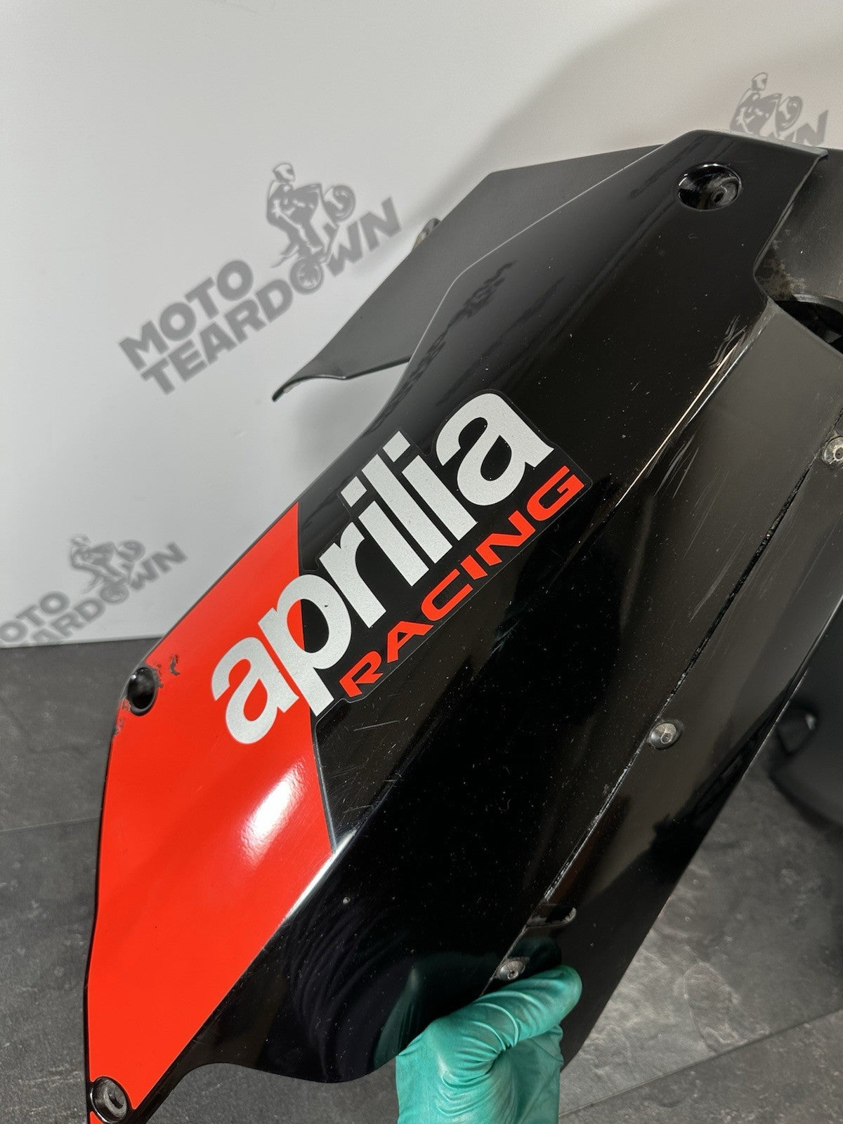 Aprilia RS660 2021 Belly Pan Fairing Engine Spoiler 6220 Miles 2022-2025 OEM