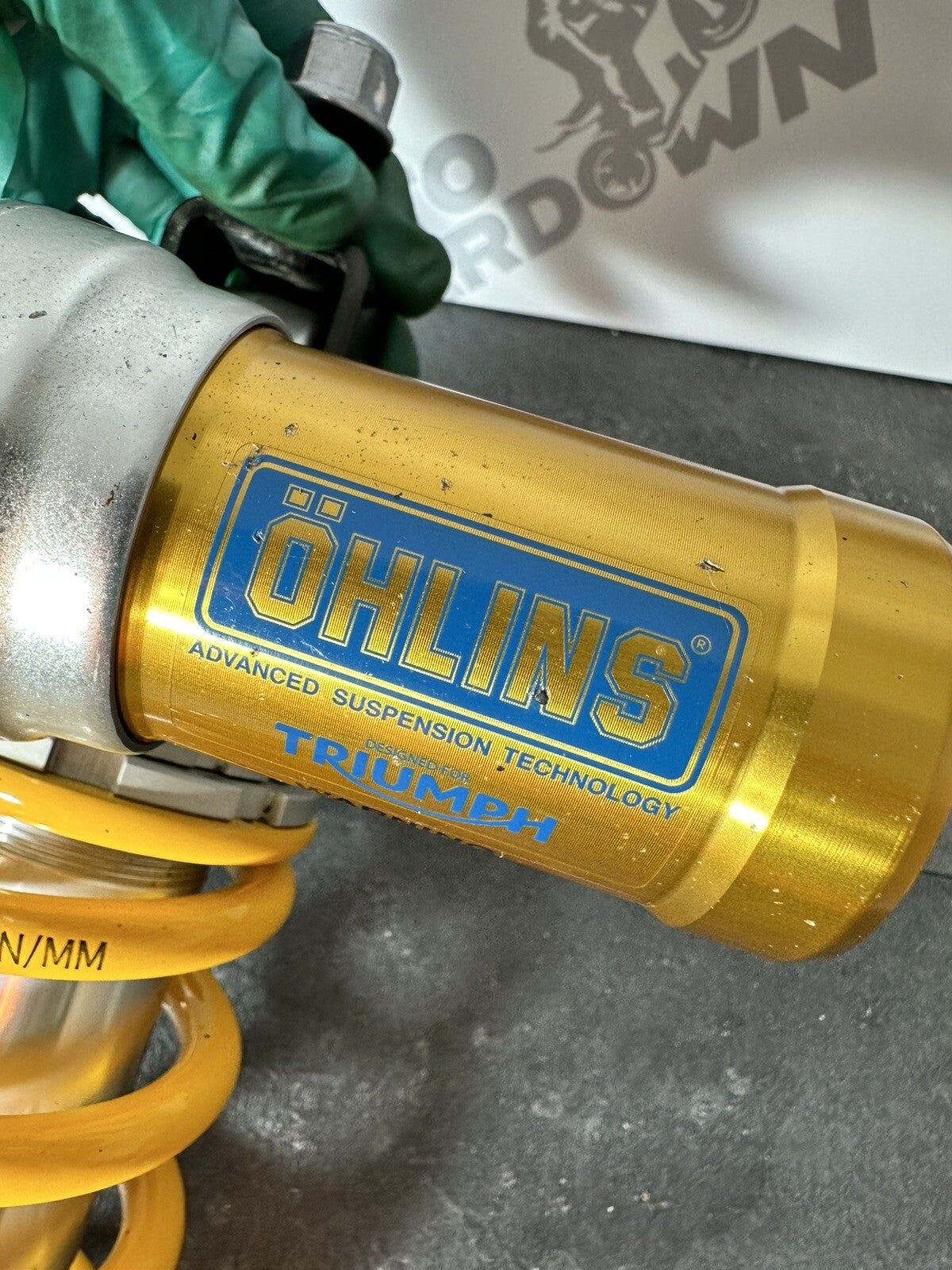 Triumph Street Triple 765 RS 2017 OHLINS Rear Shock Absorber 10580m 765R 765S