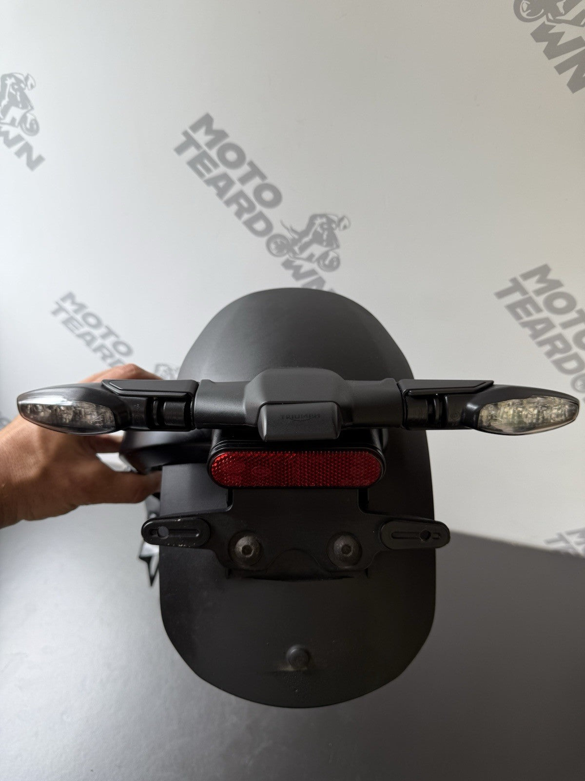 Triumph Trident 660 Rear Number Plate Holder + Rear Indicators 2021-24 T2313202