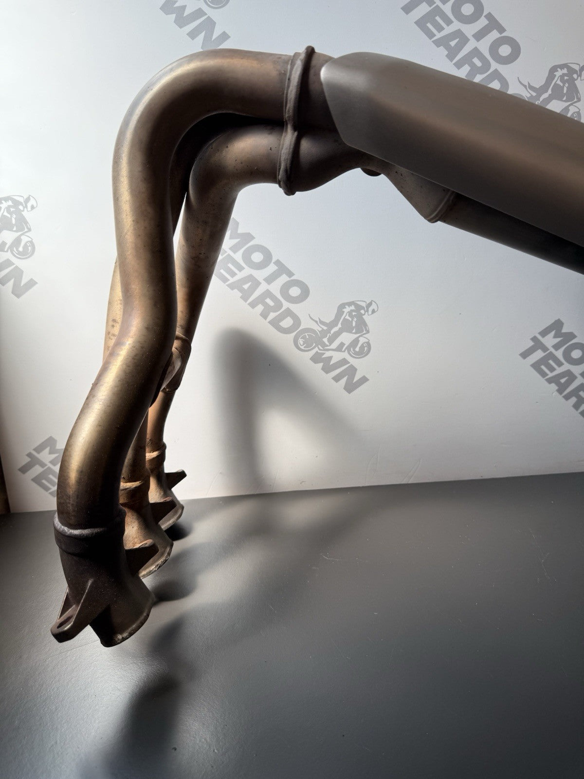 Triumph Trident 660 Exhaust System Downpipes Headers 2021-2024 Trident Exhaust