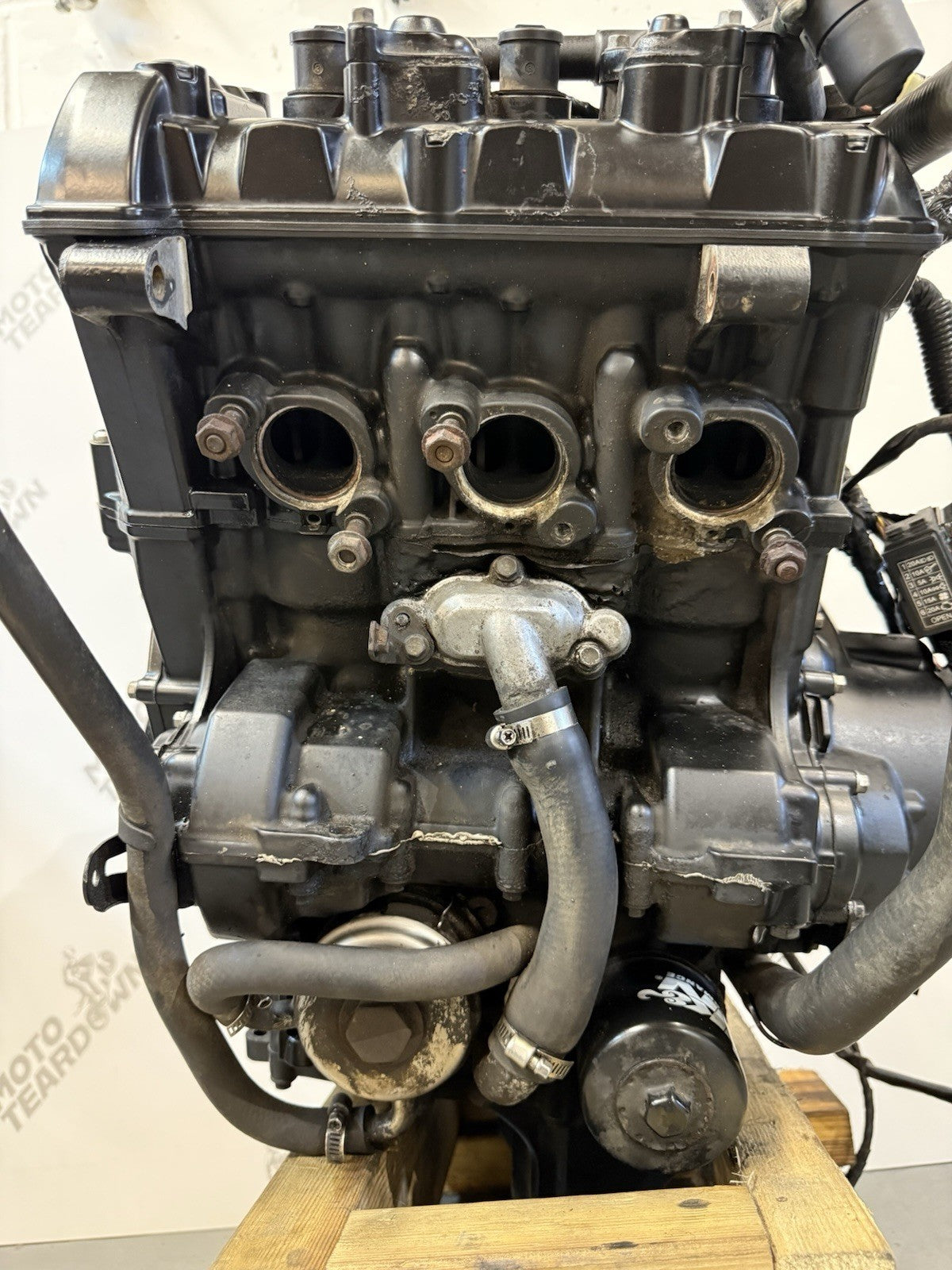 Triumph Street Triple 675R Engine 17,009 MILES 2010 675R Engine And Wiring Loom