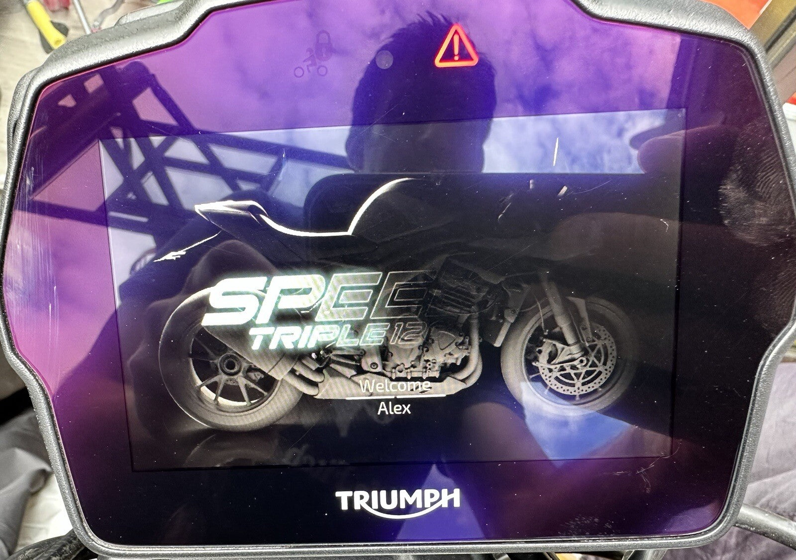 TRIUMPH SPEED TRIPLE 1200 RR 2022 CLOCK SPEEDO MPH UK ONLY 2947 Miles 2506606