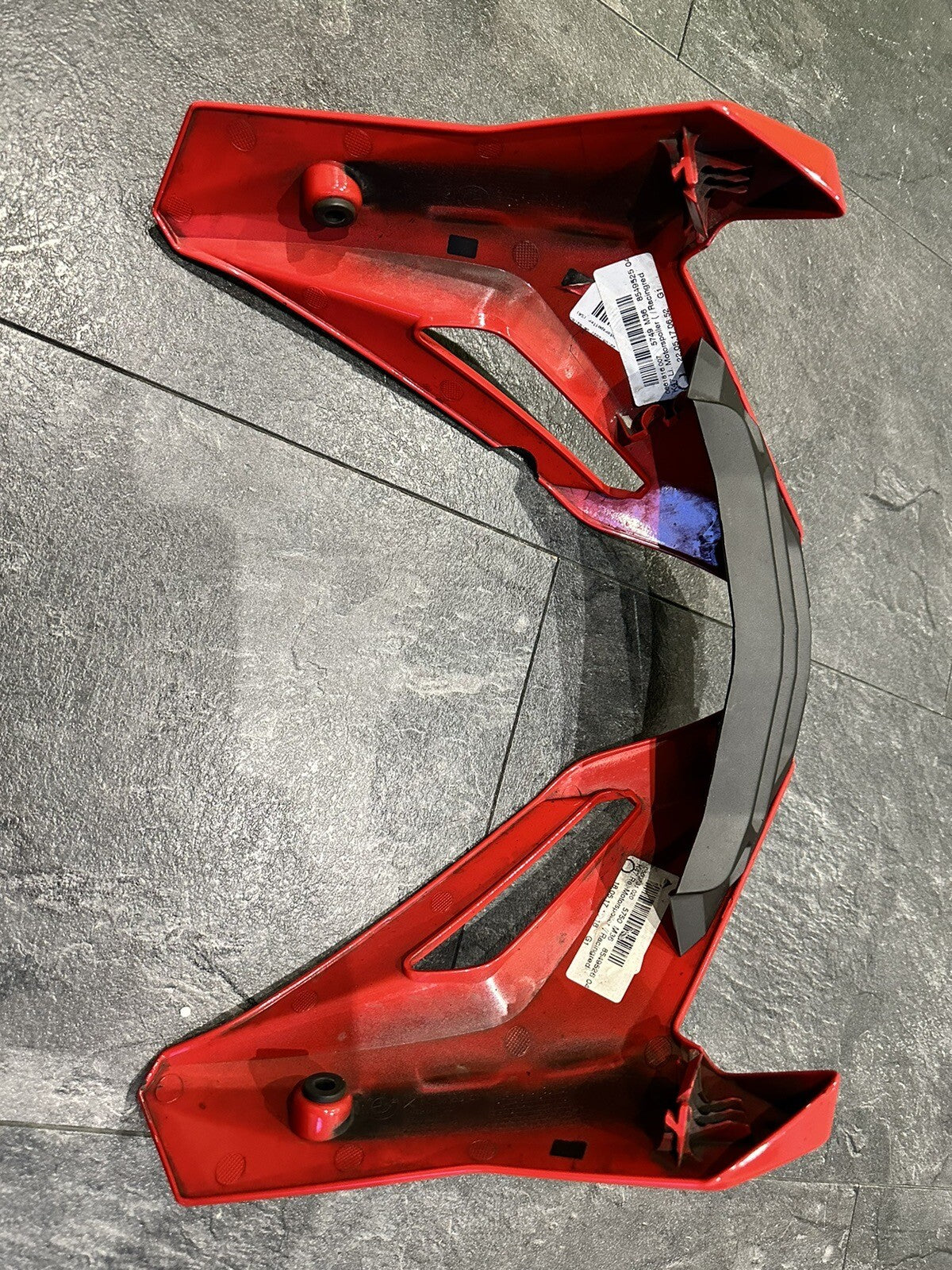 BMW S1000R 2017 Belly Pan Engine Spoiler Red 2018-2021 3534 Miles OEM