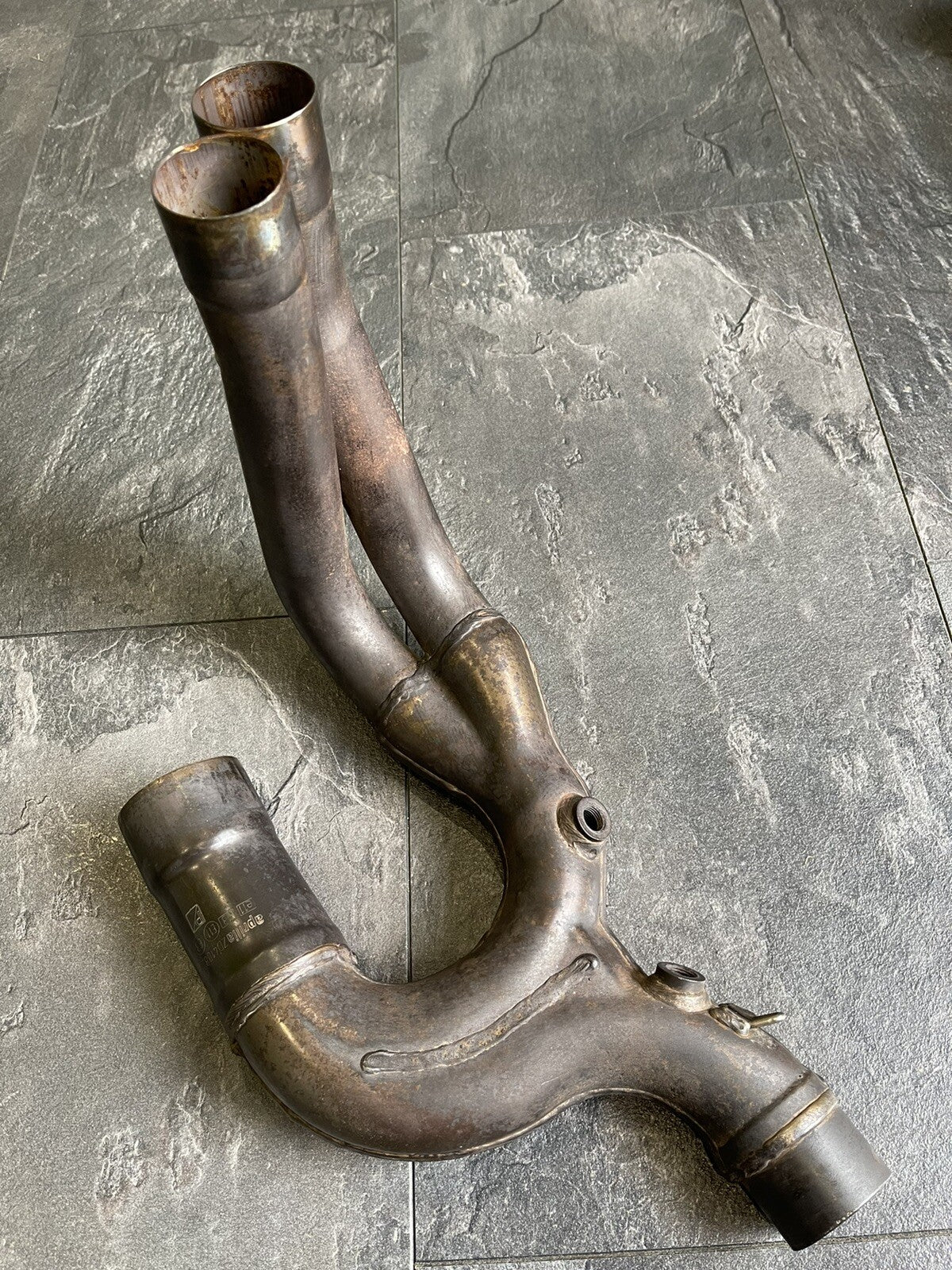 Aprilia Tuono V4 1100 Factory Exhaust Downpipes 2018 OEM 6029 Miles RSV4