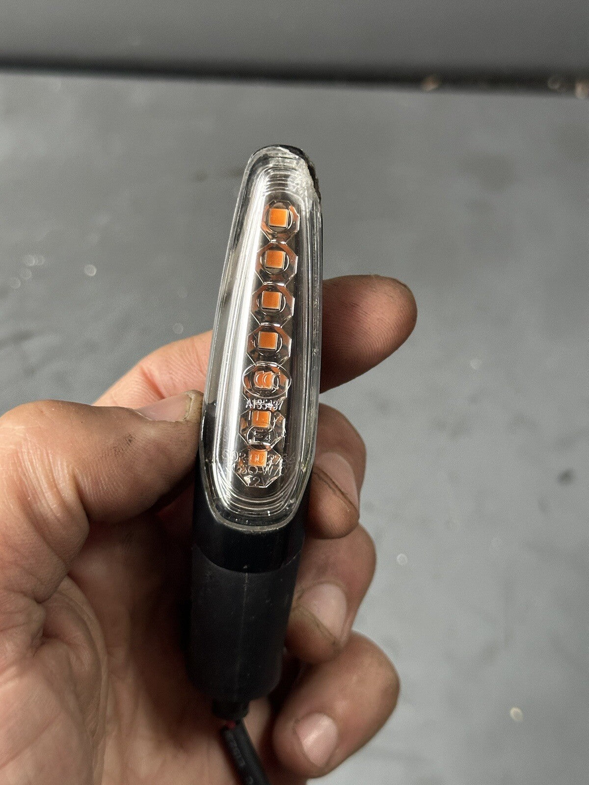 Triumph Speed Triple 1200RS 1200RR Indicator Scrolling Indicator DAMAGED OEM