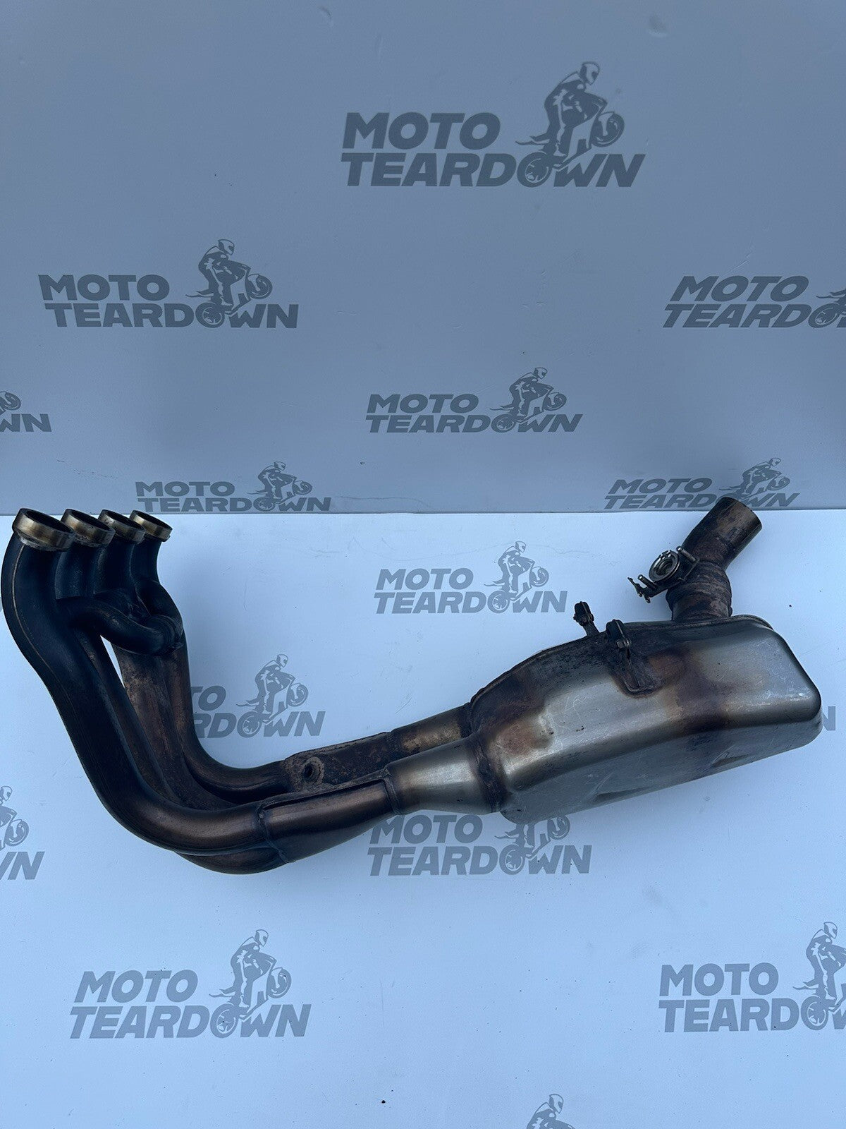 BMW S1000R Downpipes exhaust headers BMW 8545137 2014 16,807 Miles OEM