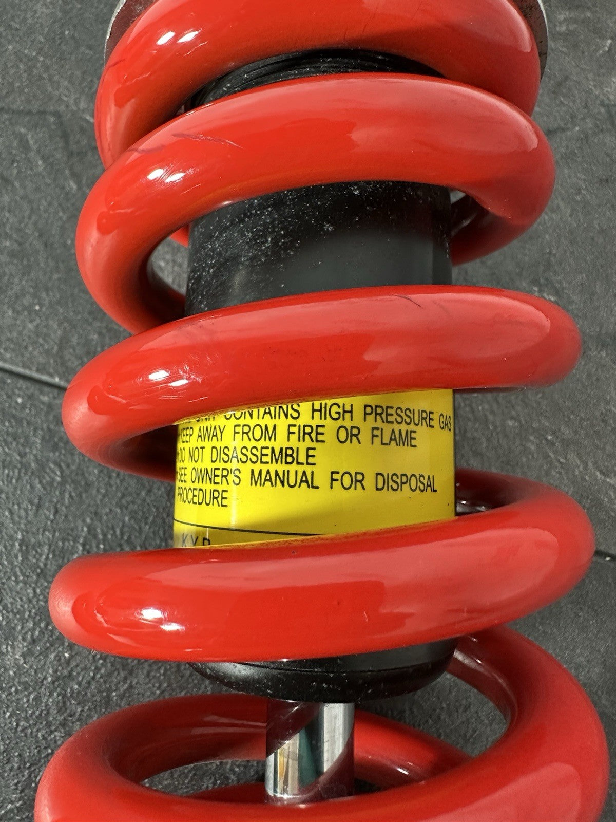 Aprilia RS660 2021 KYB Rear Shock Absorber Suspension 6220 Miles 2022-2025 OEM