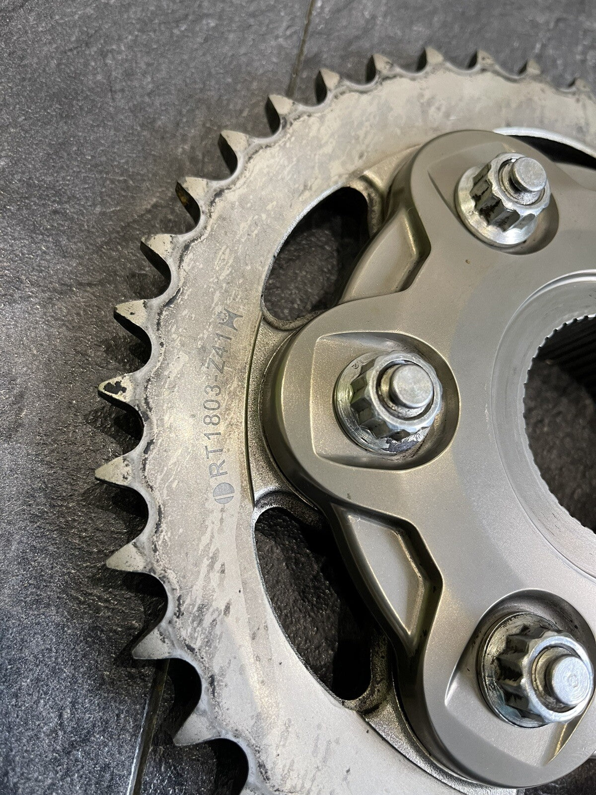 Ducati Panigale V4S V4 2018-2021 Rear Sprocket & Carrier Flange Only 2986 Miles