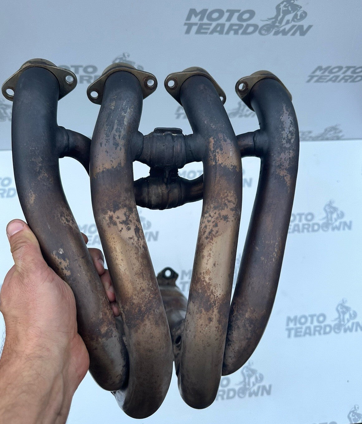 BMW S1000R Downpipes exhaust headers BMW 8545137 2014 16,807 Miles OEM
