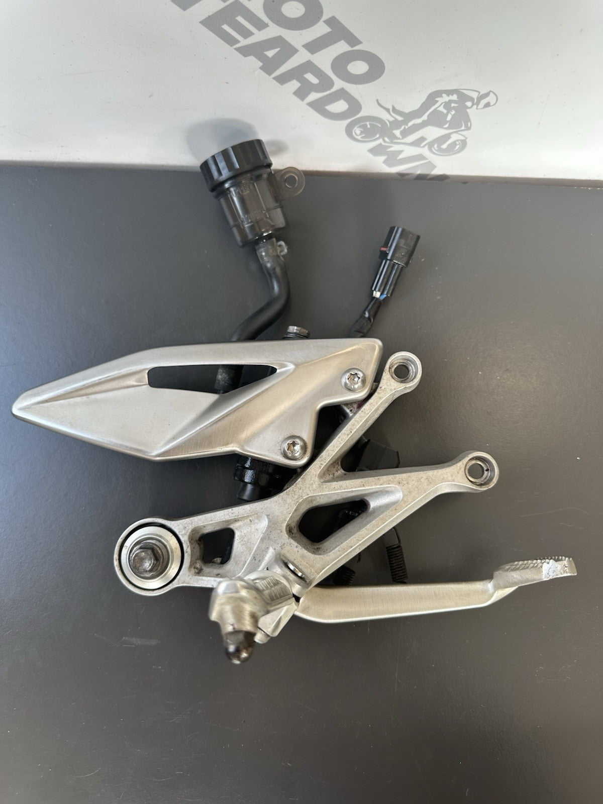 Triumph Street Triple 765R S RS Right Foot Assembly Right Foot Rest OEM 2017-19