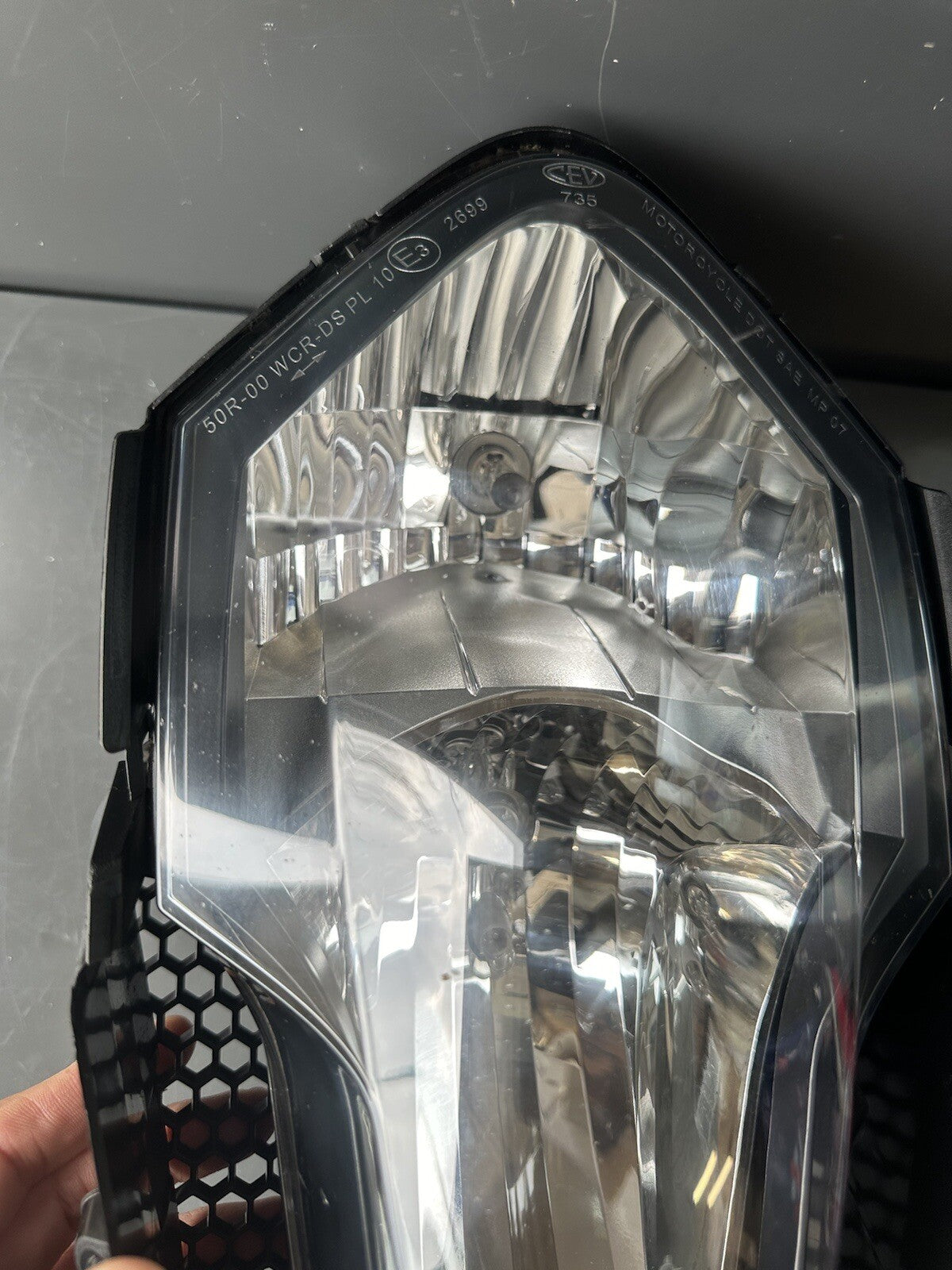 KTM 1190 RC8 2008-2013 HEADLIGHT KTM RC8 Headlight KTM 1190 Headlight OEM