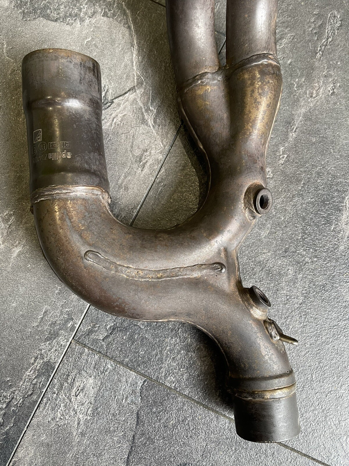 Aprilia Tuono V4 1100 Factory Exhaust Downpipes 2018 OEM 6029 Miles RSV4