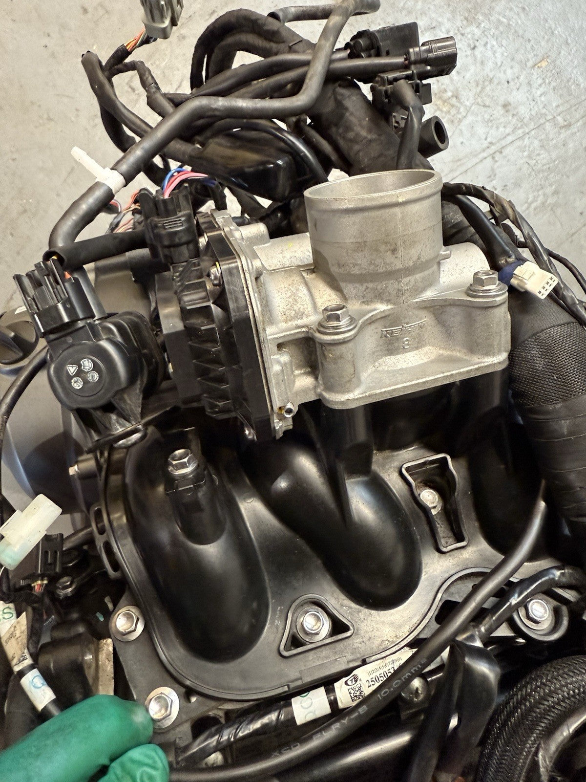 TRIUMPH TRIDENT 660 Engine 2021-2023 Trident 660 Engine, Loom, Throttle Bodies