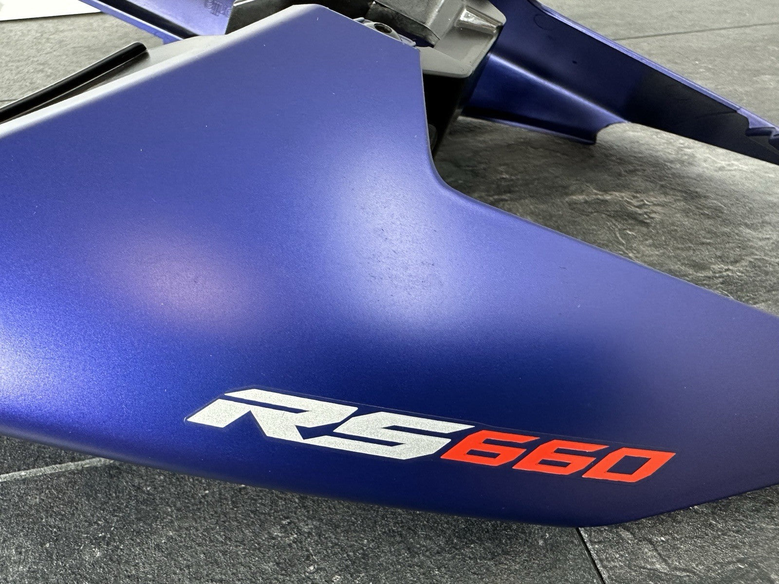 Aprilia RS660 2021 Left Right Rear Side Seat Fairings 6220 Miles 2022-2025 OEM