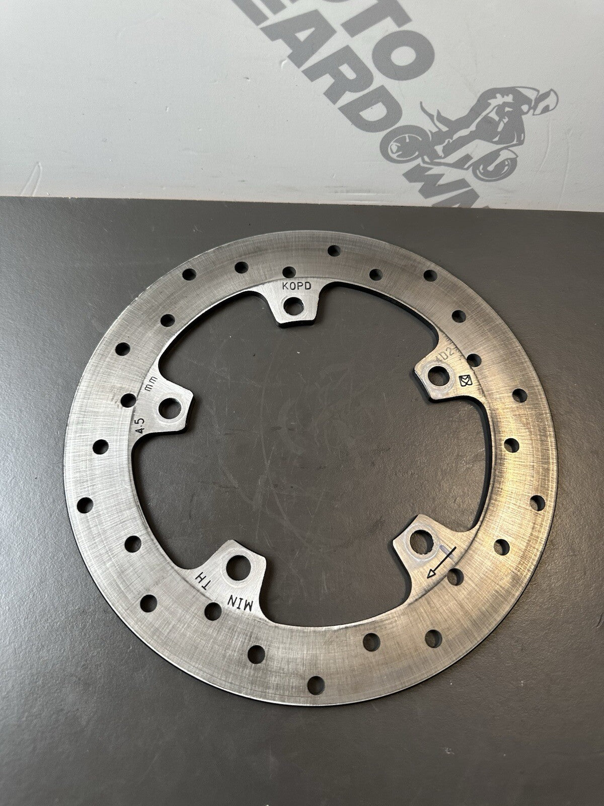KTM 125 Duke rear brake disc 2024 - 2025 KTM 125 Duke Rear Brake Disc 51 Miles