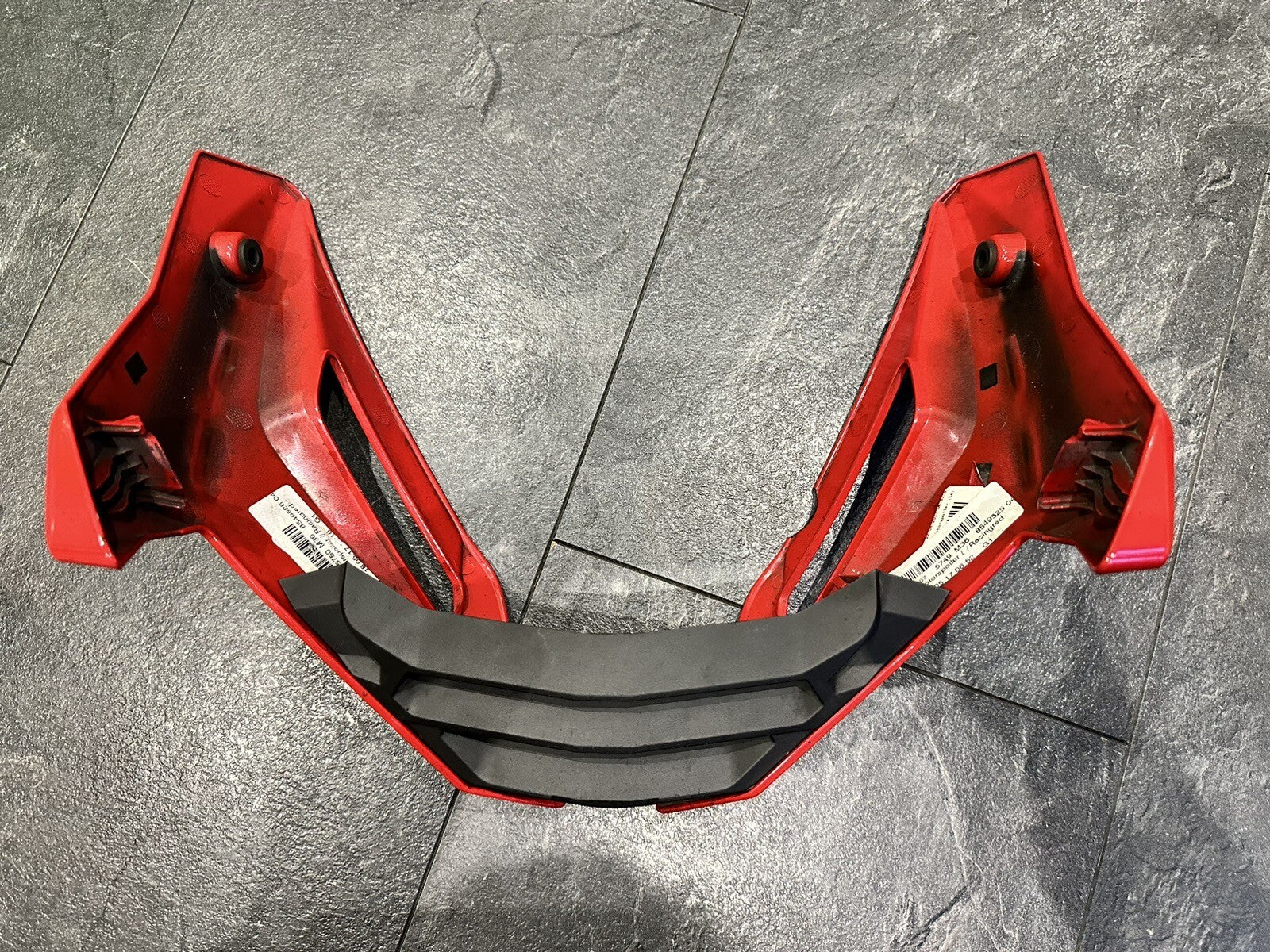 BMW S1000R 2017 Belly Pan Engine Spoiler Red 2018-2021 3534 Miles OEM