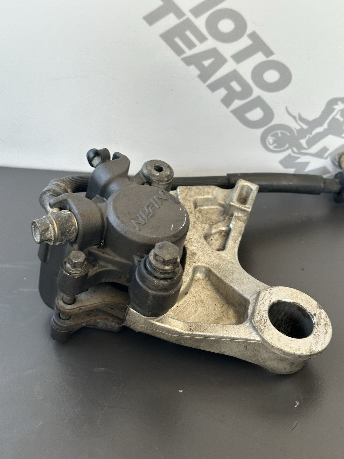 HONDA CBR1000RR REAR BRAKE CALIPER WITH BRACKET 2004 2005 RR4 RR5 CBR1000RR OEM