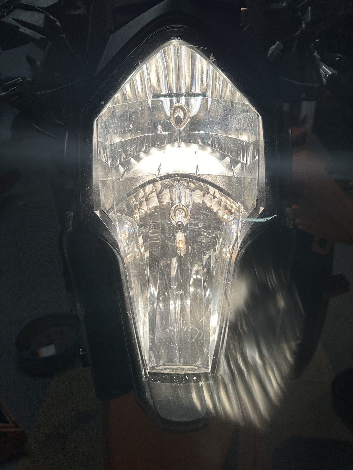 KTM 1190 RC8 2008-2013 HEADLIGHT KTM RC8 Headlight KTM 1190 Headlight OEM