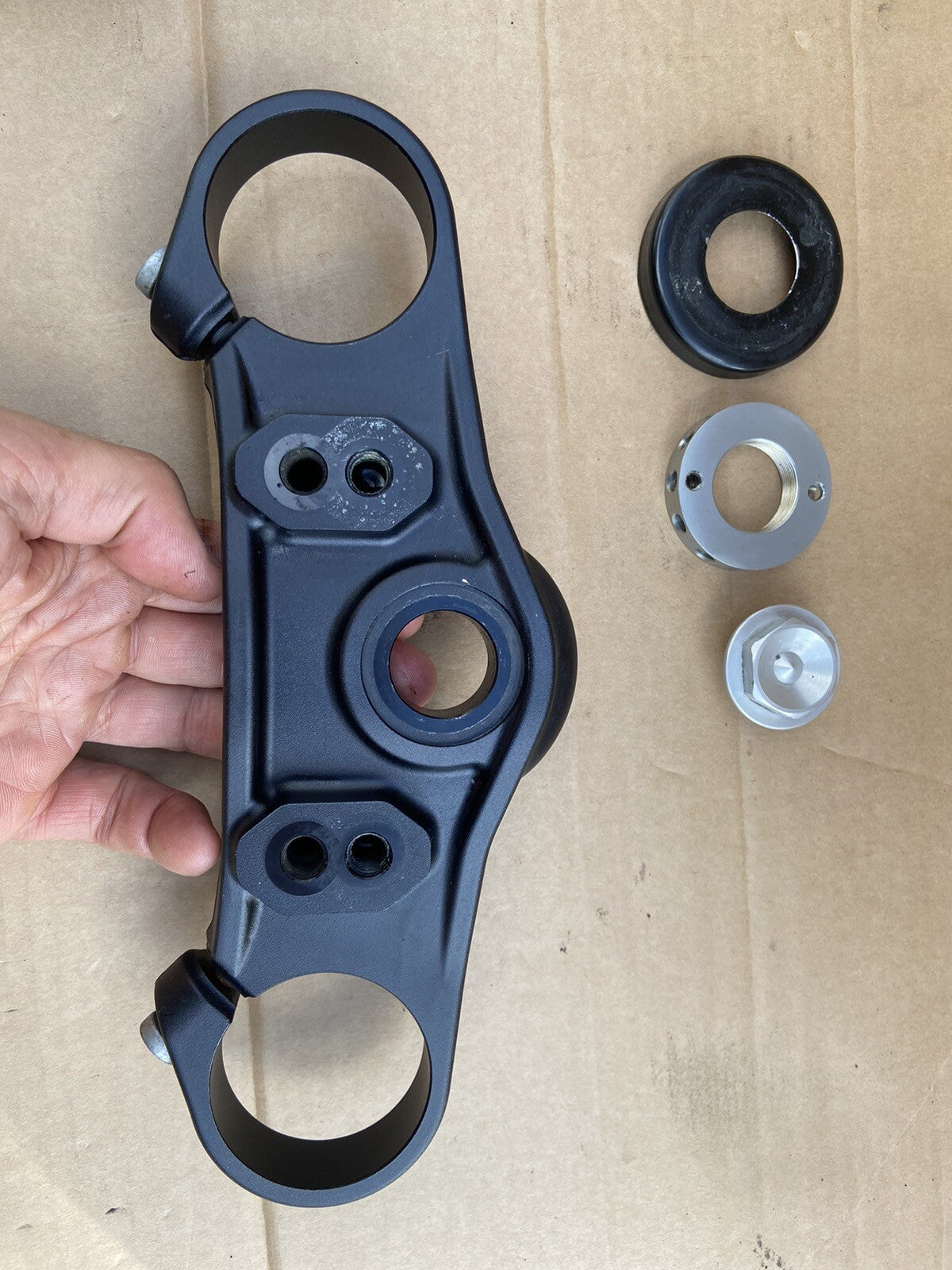 KTM 1290 superduke top and bottom clamps yoke yolk triple clamp OEM 1290 Clamps