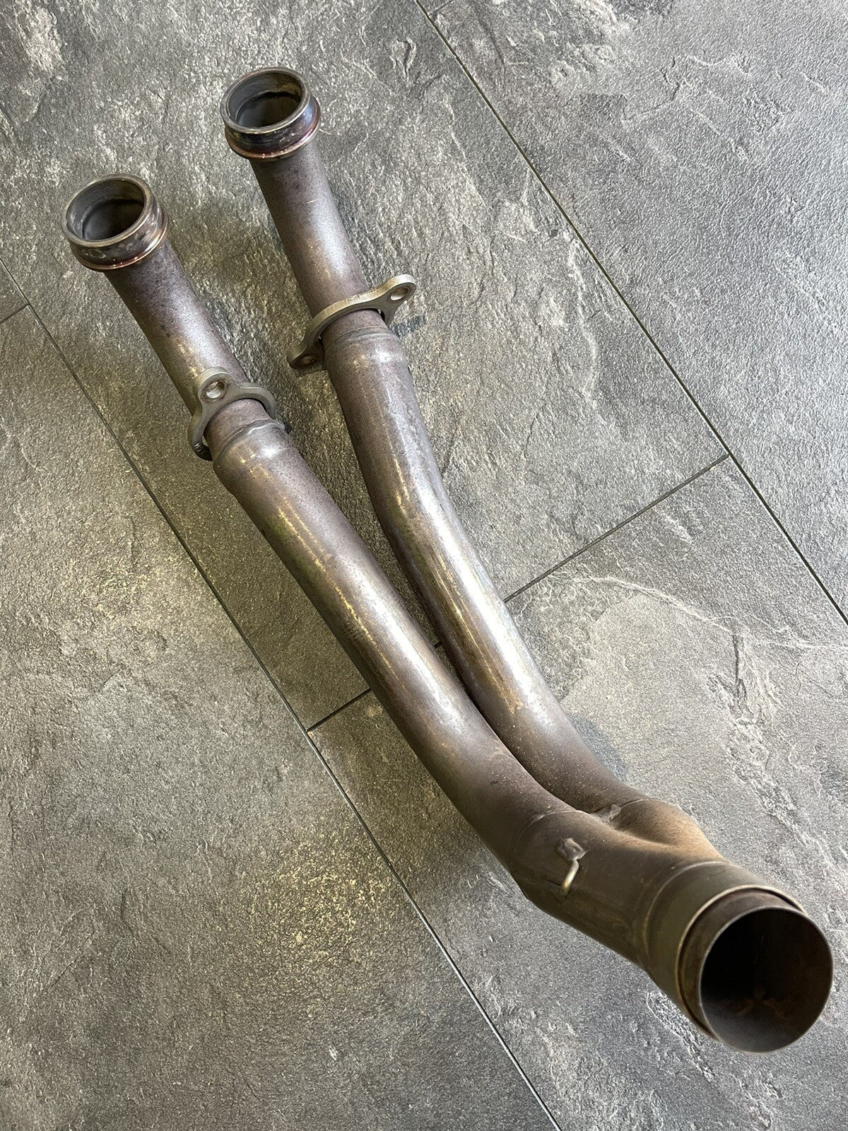 Aprilia Tuono V4 1100 Factory 2017 Exhaust Link Pipes Manifold 9262 Miles RSV4