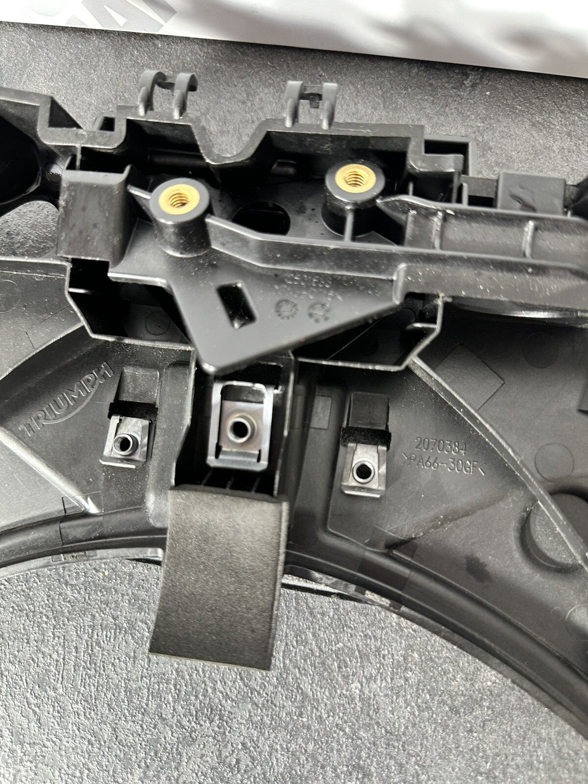 Triumph Street Triple 765 RS 2017 Subframe Bridge Panel 10580 Miles 2018-2024