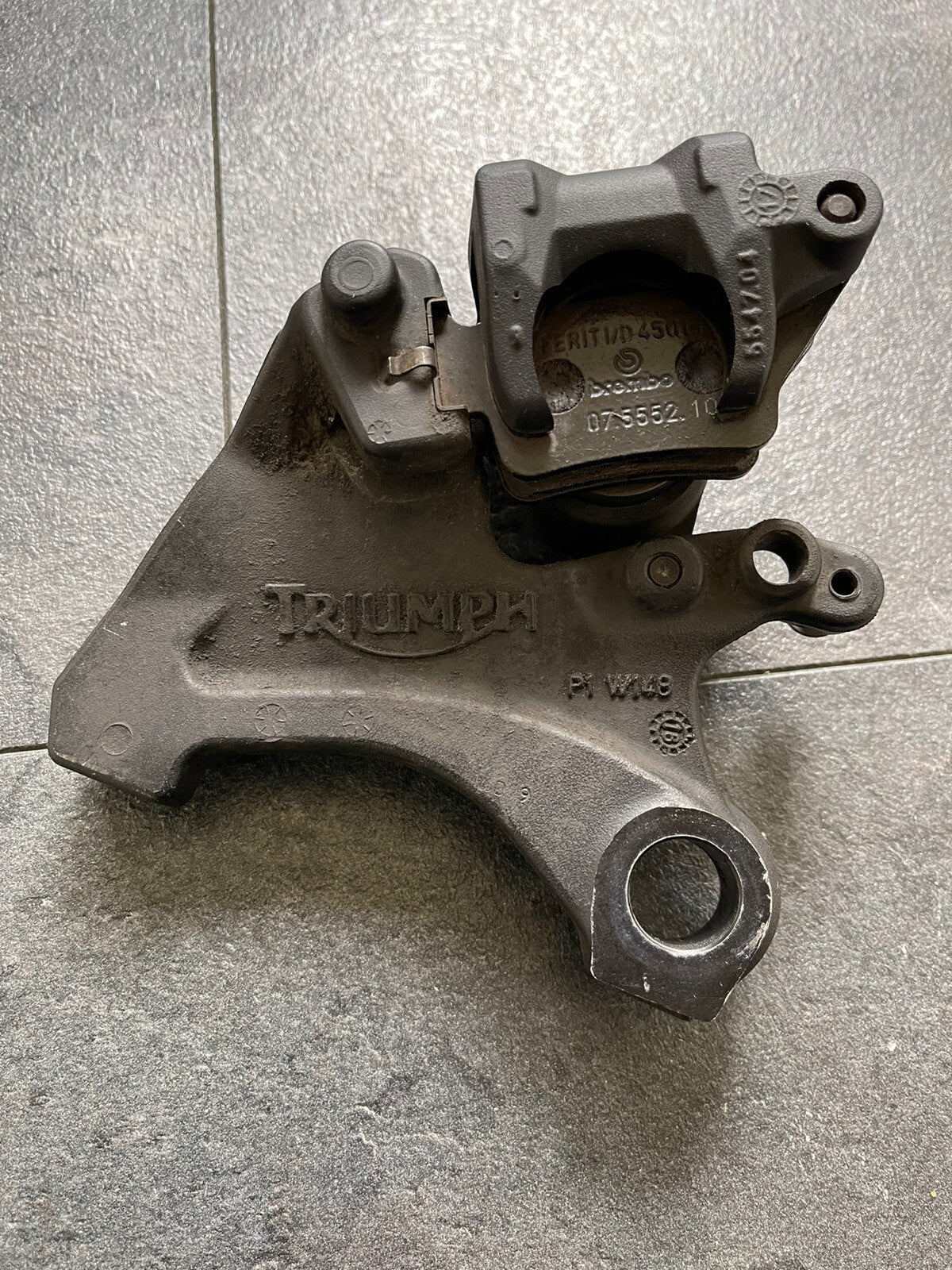 Triumph Street Triple 765 RS 2017-2019 BREMBO Rear Brake Caliper & Pads 2018 OEM