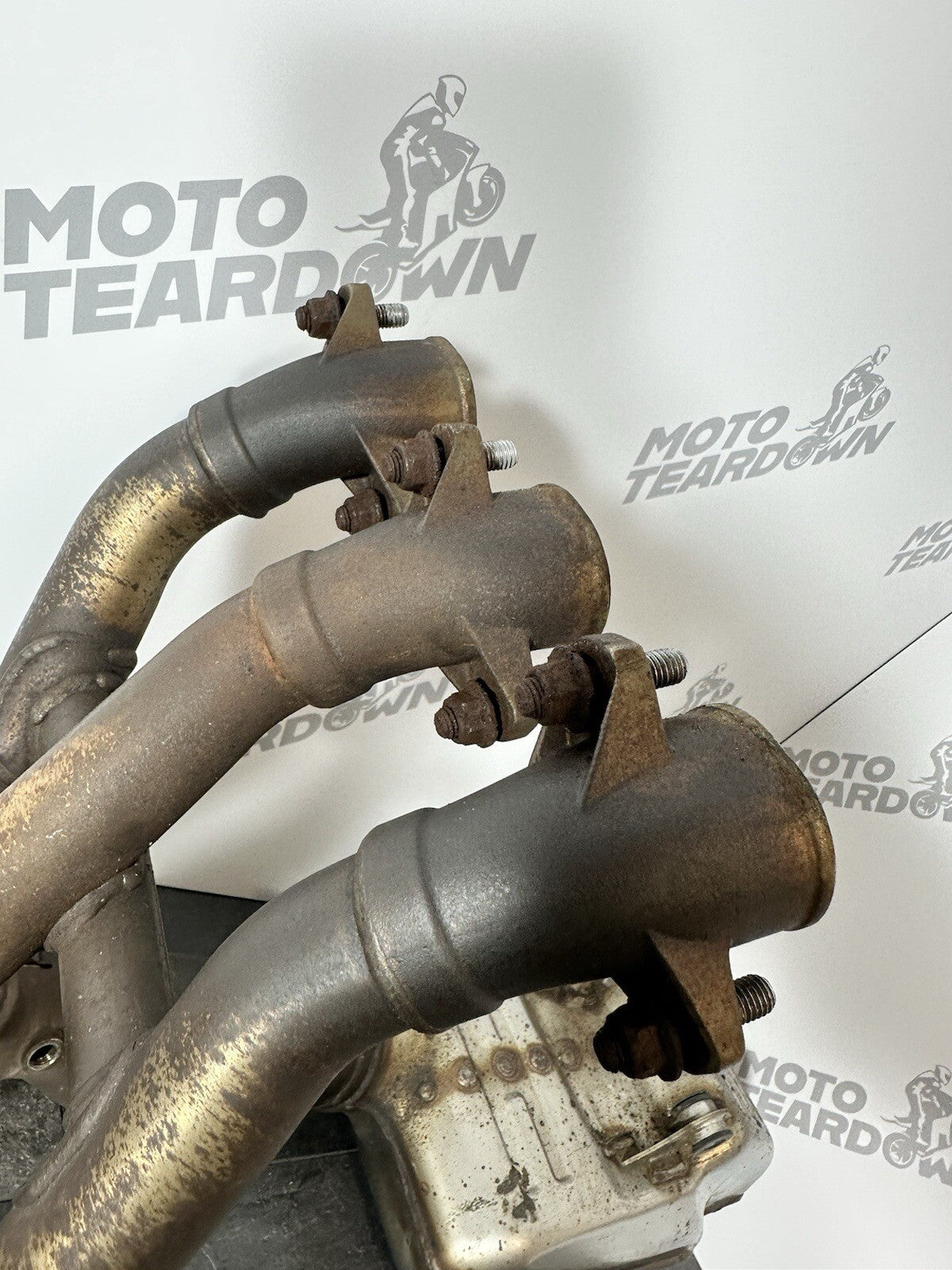 Triumph Trident 660 2022 Exhaust System Downpipes Headers 2962 Miles 2021-2024