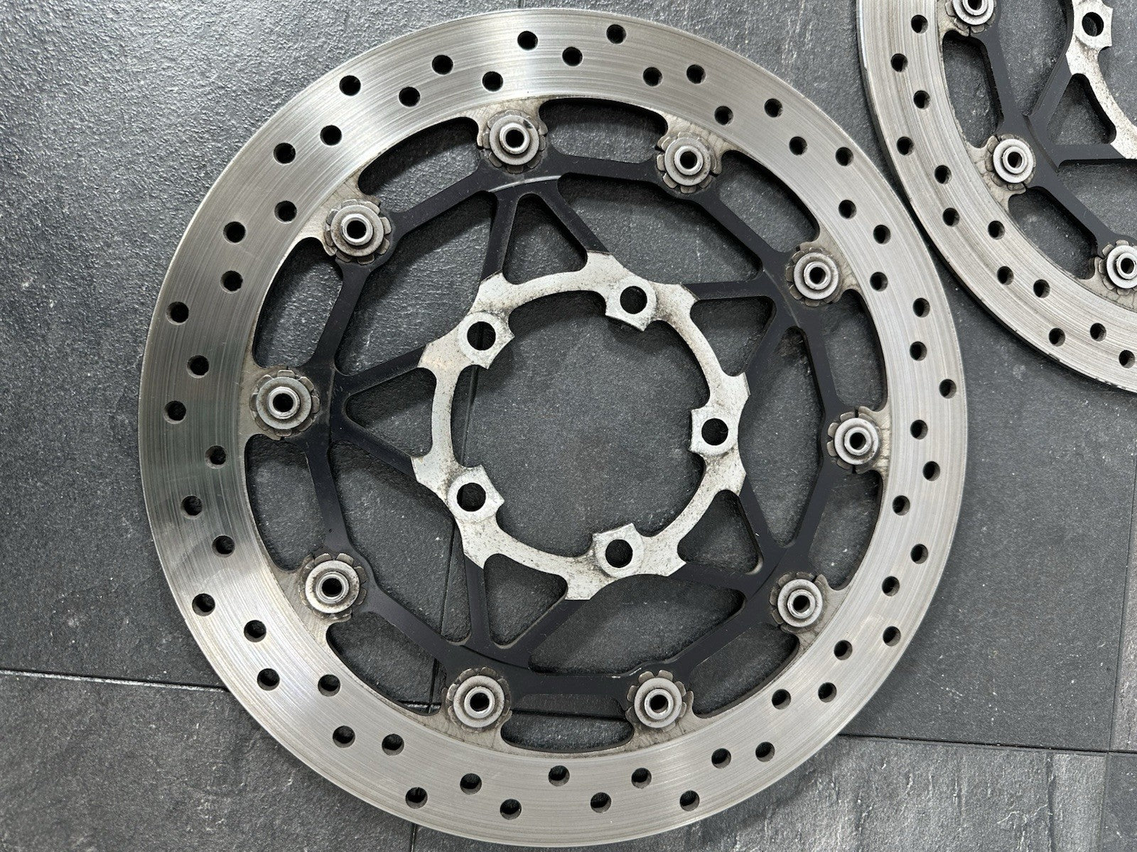 Triumph Street Triple 675 R 2015 BREMBO Front Brake Discs 2013-2016 16470 Miles