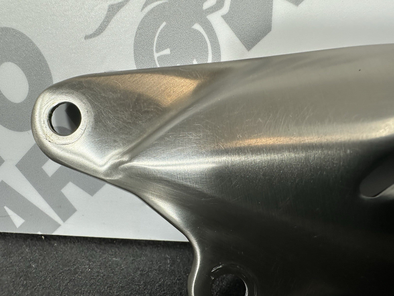 Triumph Street Triple 675 R 2015 Left Heel Plate 2013-2016 16470 Miles OEM