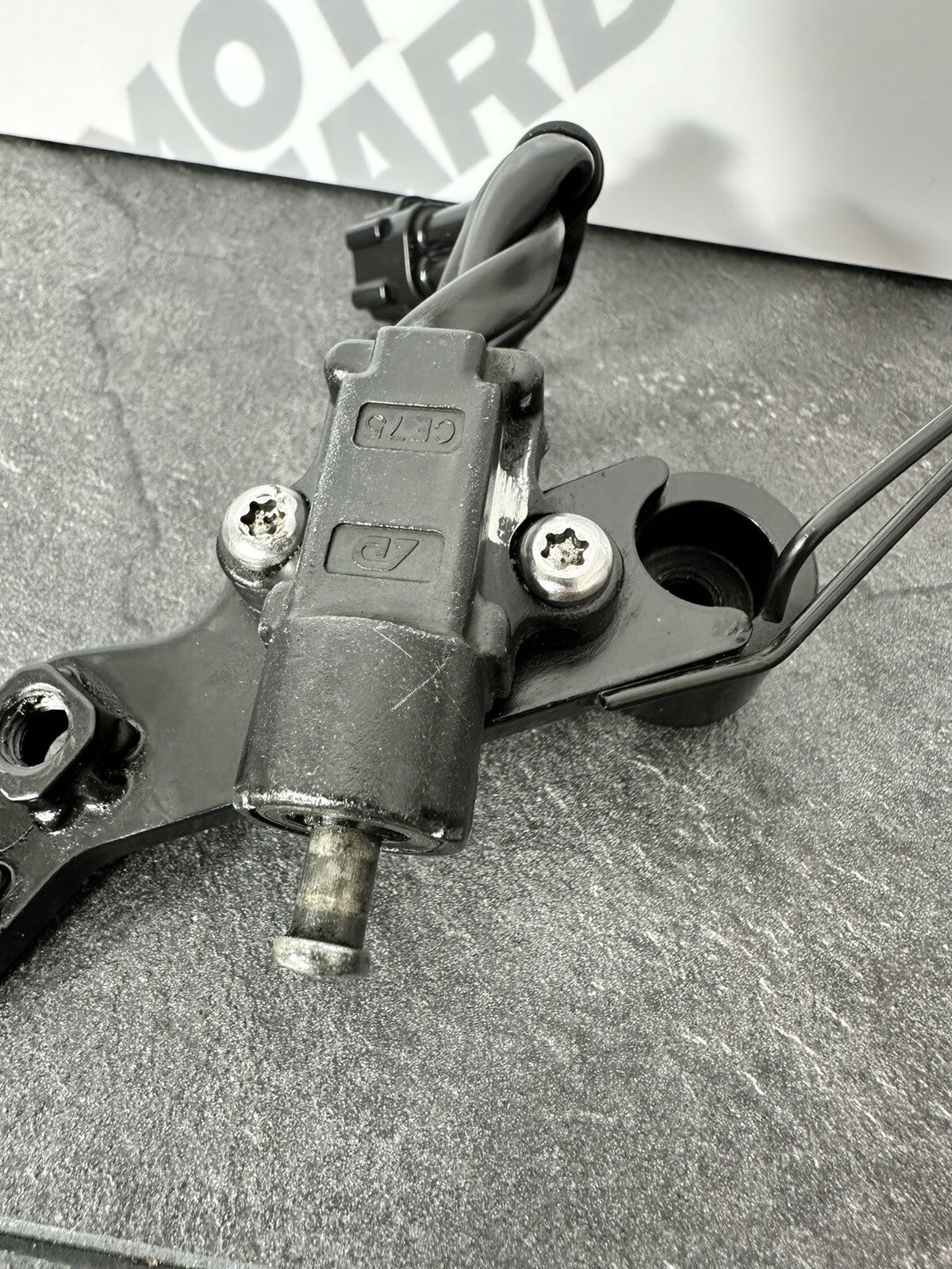 Triumph Trident 660 2022 Side Stand Switch & Mount 2962 Miles 2021-2024 OEM